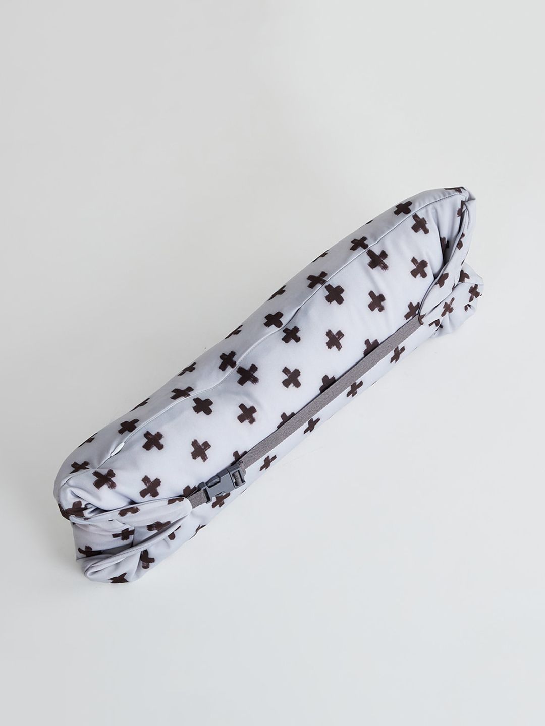 Home Centre Grey Printed Nylon Bean Filled Travel Pillow Price in India