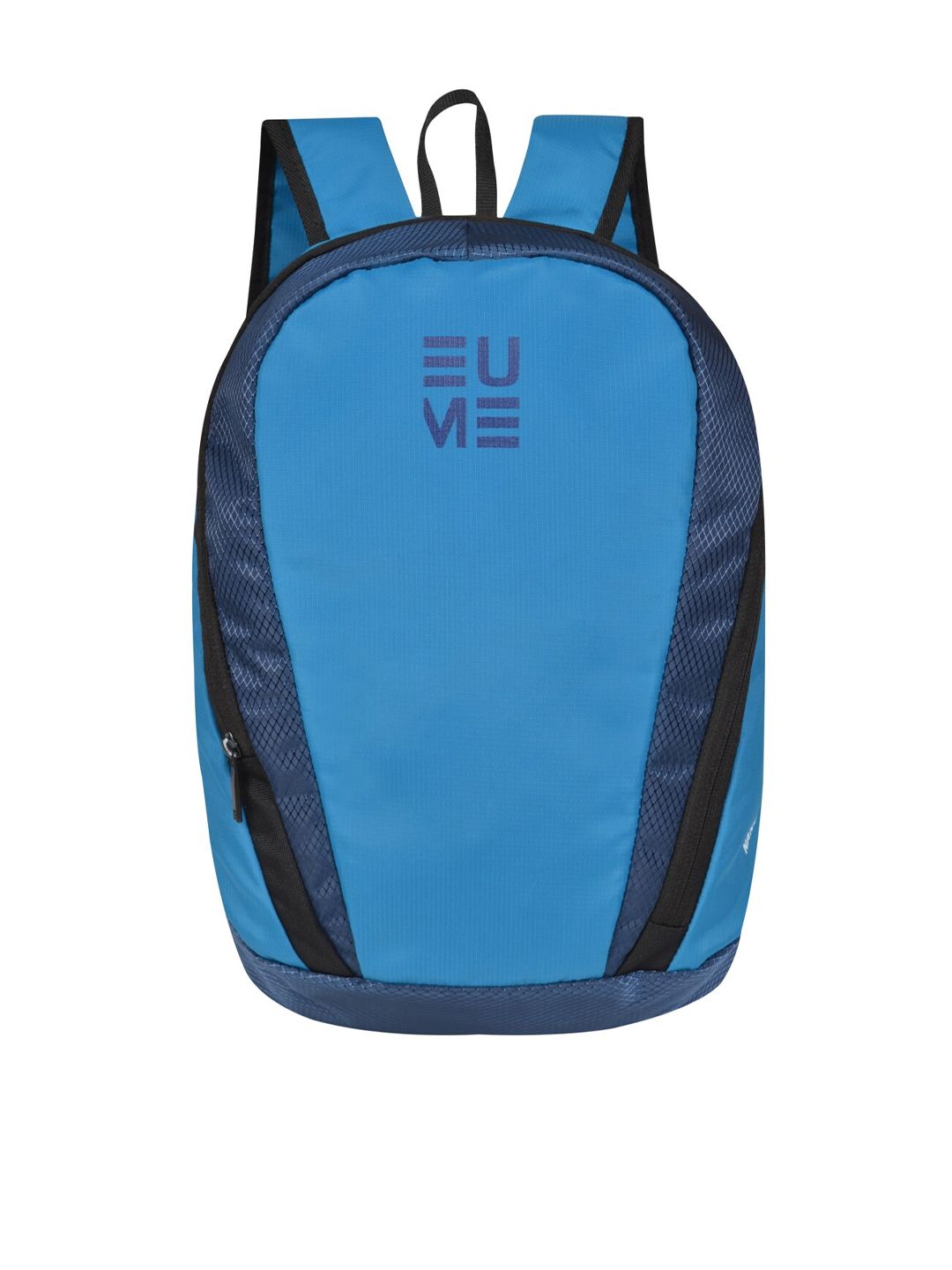 EUME Unisex Blue & Black Backpack Price in India