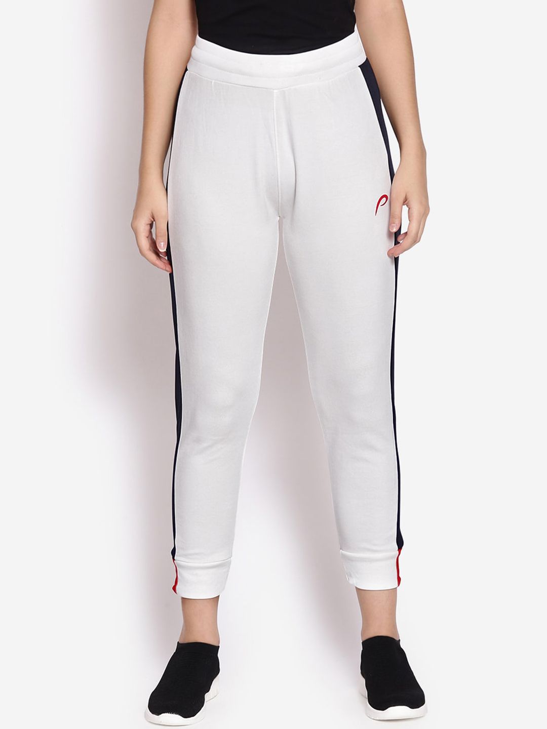 Proline Women Grey & Black Solid Joggers Price in India