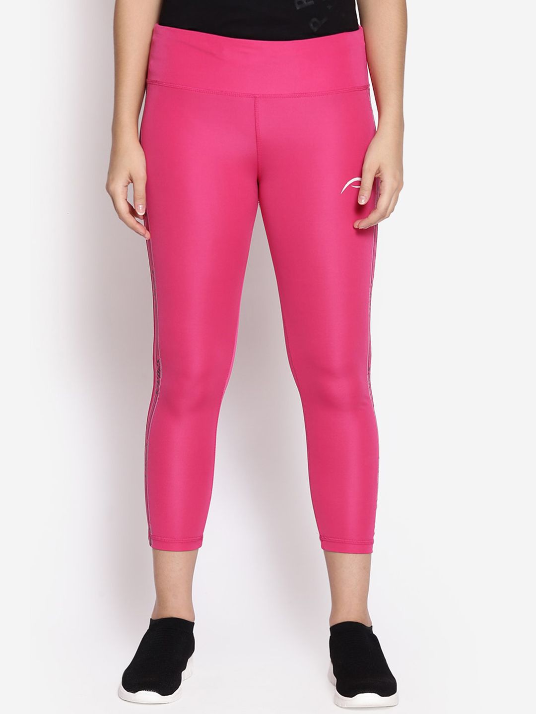 Proline Women Pink Solid Tights Price in India