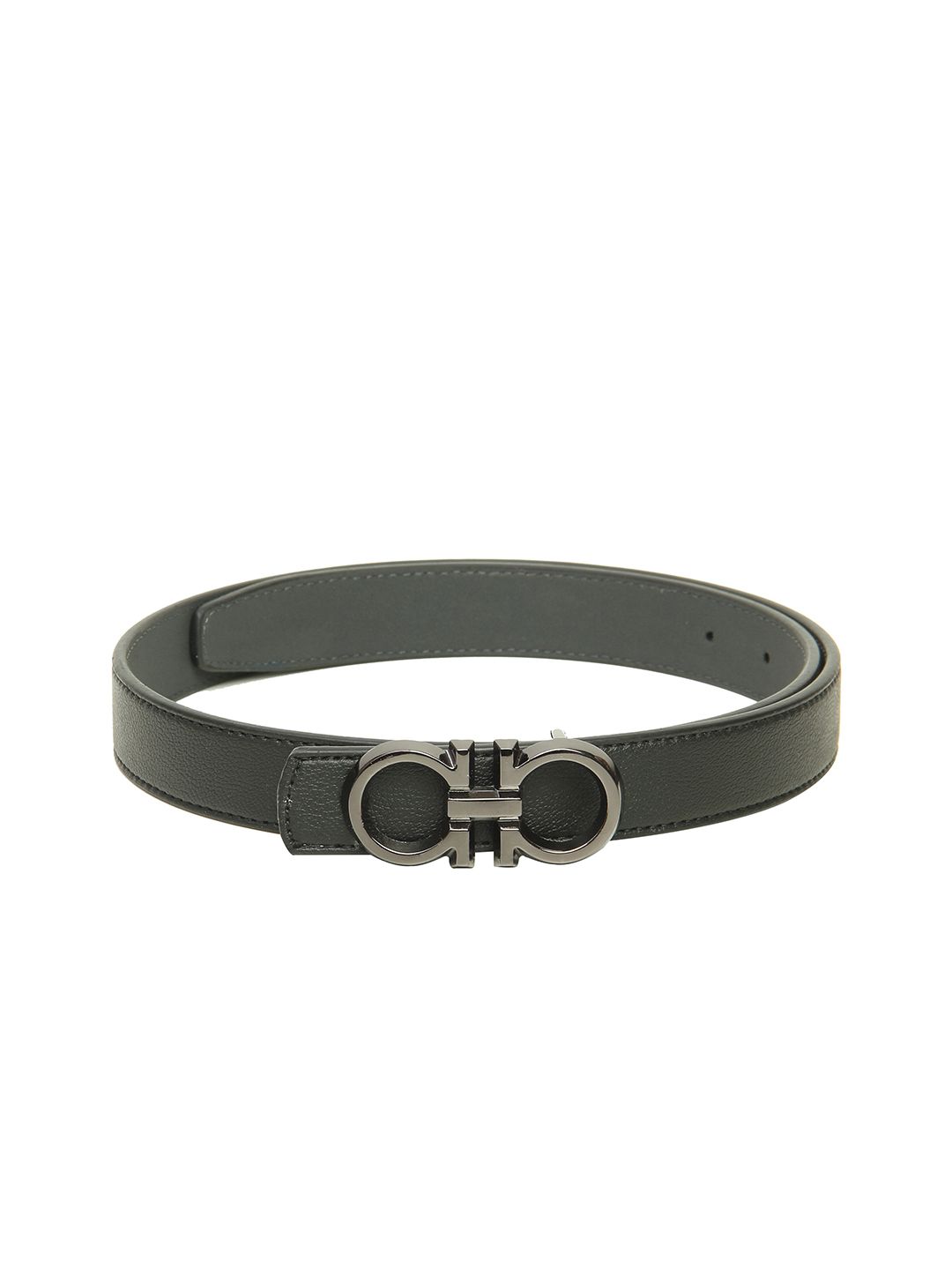 Calvadoss Women Black Textured Belt Price in India