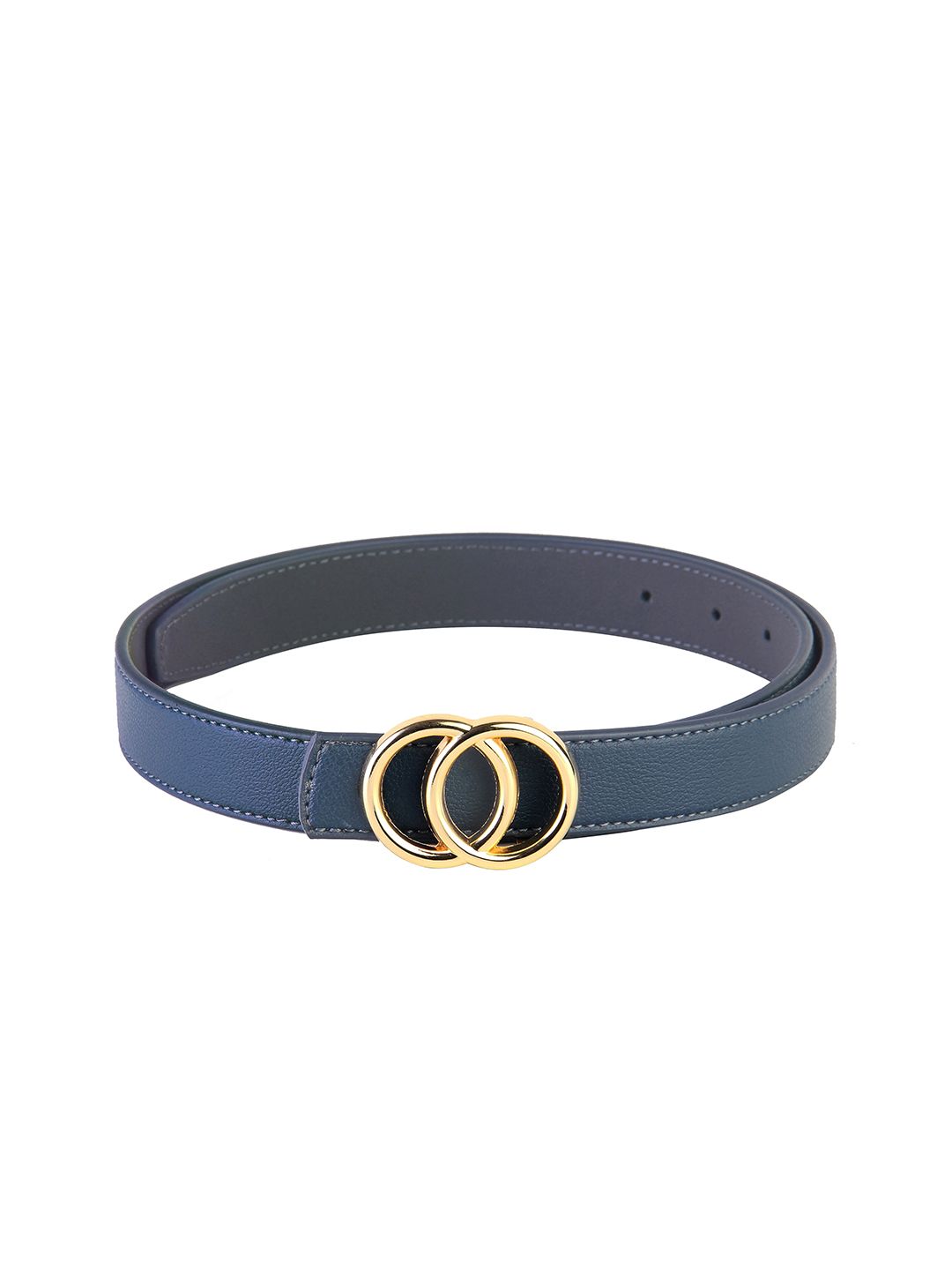 Calvadoss Women Blue Textured Belt Price in India