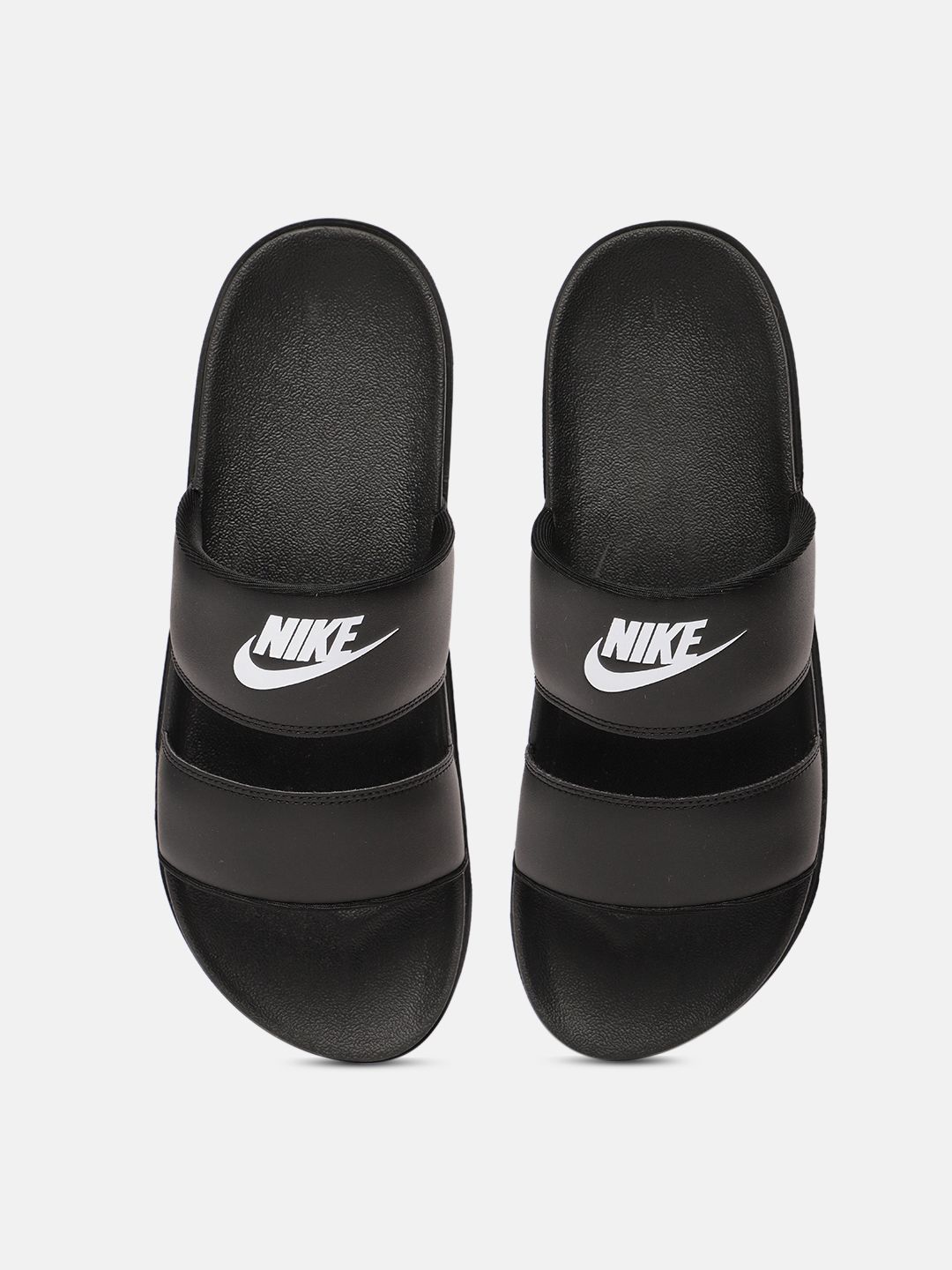 Nike Women Black Offcourt Duo Printed Sliders Price in India