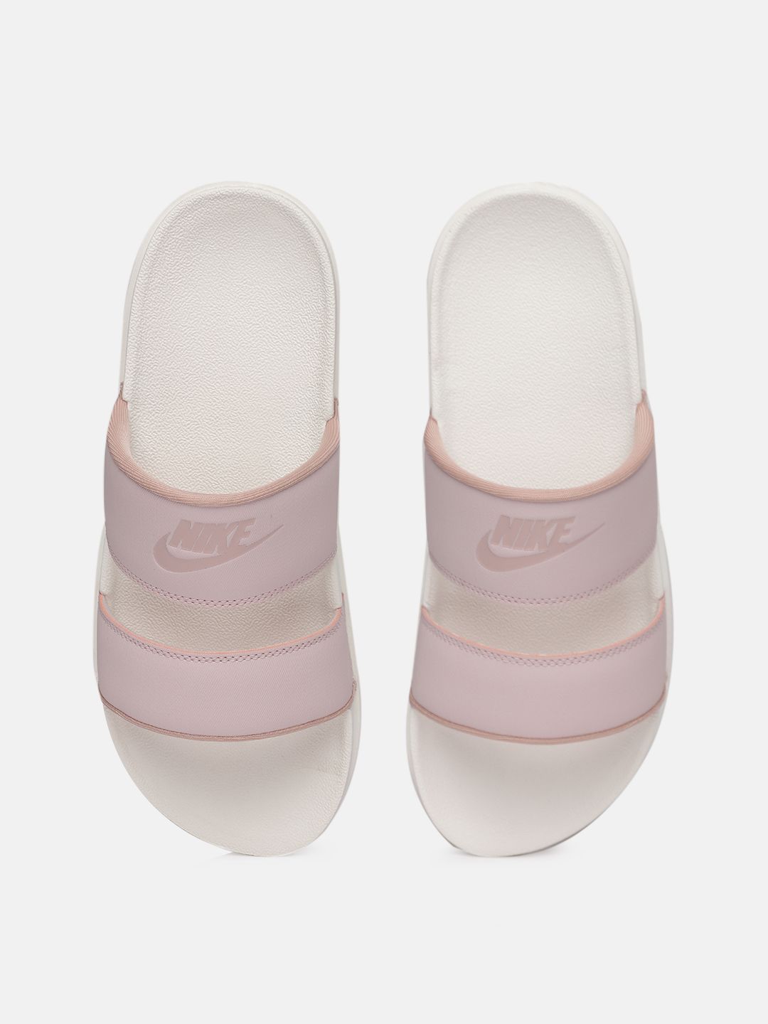 Nike Women Pink Solid Flip-Flops Price in India