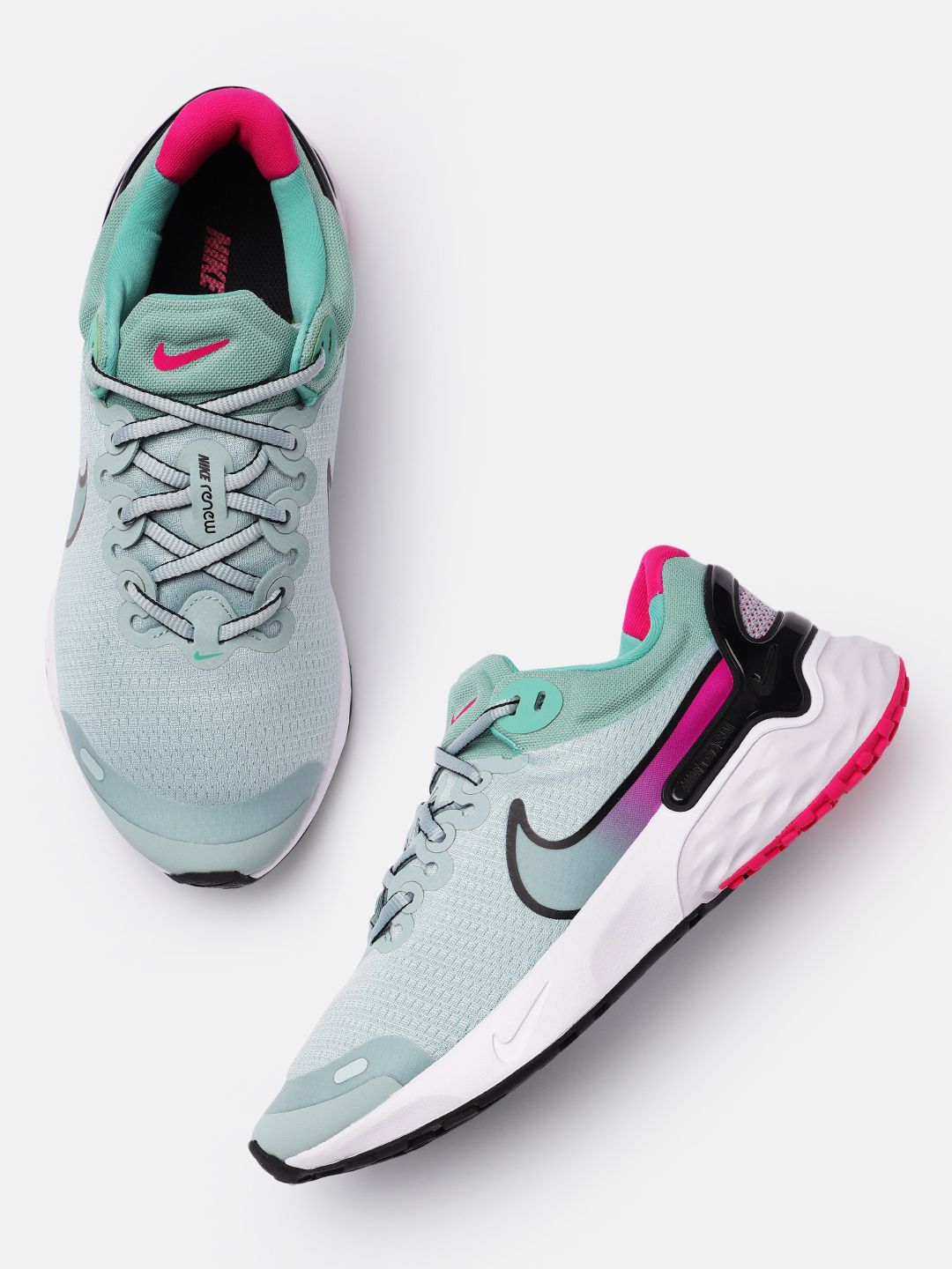 Nike Women Green NIKE RENEW RUN 3 Running Shoes Price in India