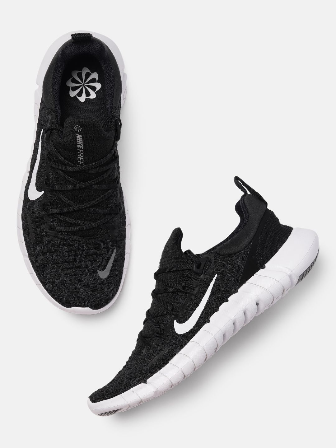 Nike Women Black Free Run 5.0 NEXT NATURE Road Running Shoes Price in India