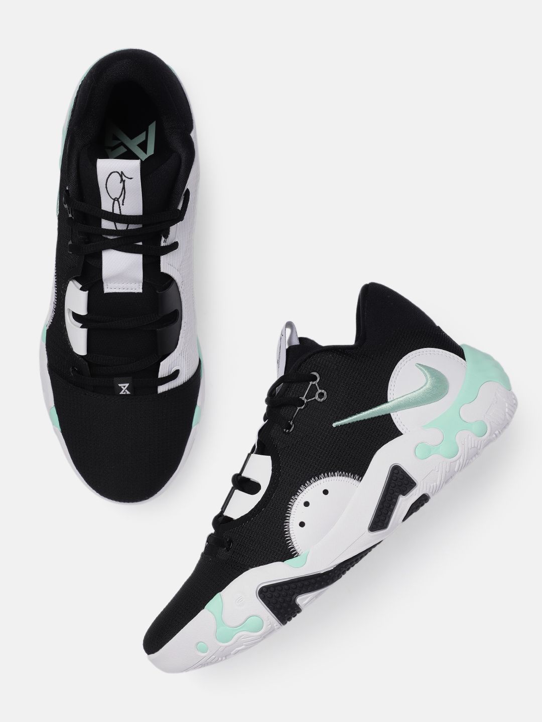 Buy Nike Men Black Solid PG 6 EP Basketball Shoes - Sports Shoes