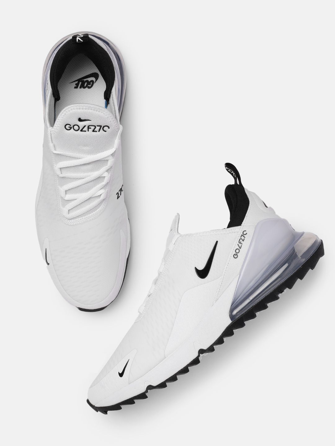 Buy Nike Unisex White AIR MAX 270 Golf Shoes - Sports Shoes for