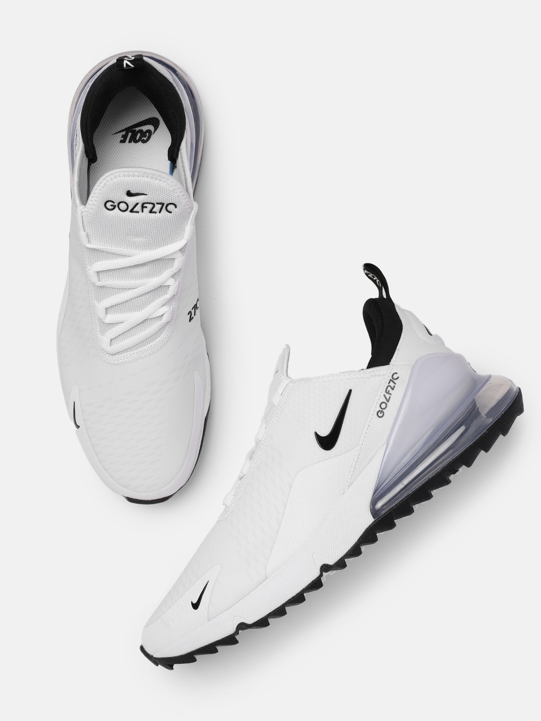 Nike Unisex White AIR MAX 270 Golf Shoes Price in India