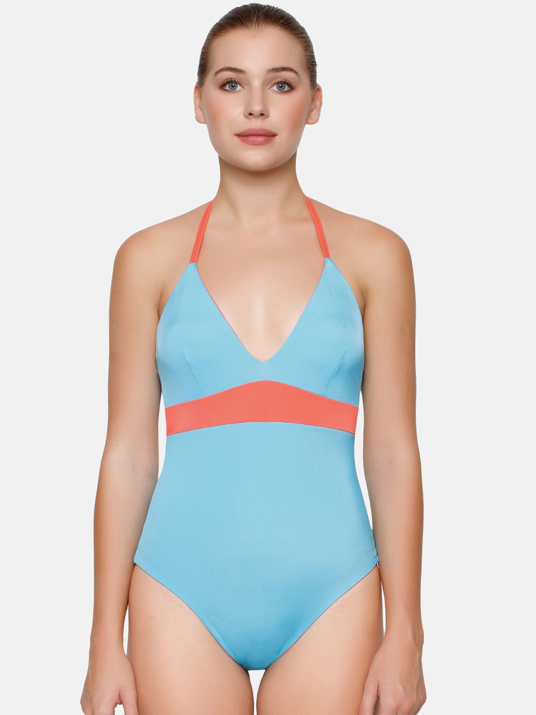Sloggi Women Shore Kosrae Recycled Fabric In Built Sun Protection Reversible Onepiece Swimsuit Price in India