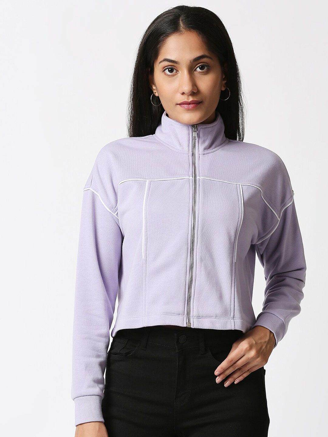 20Dresses Women Purple Sweatshirt Price in India