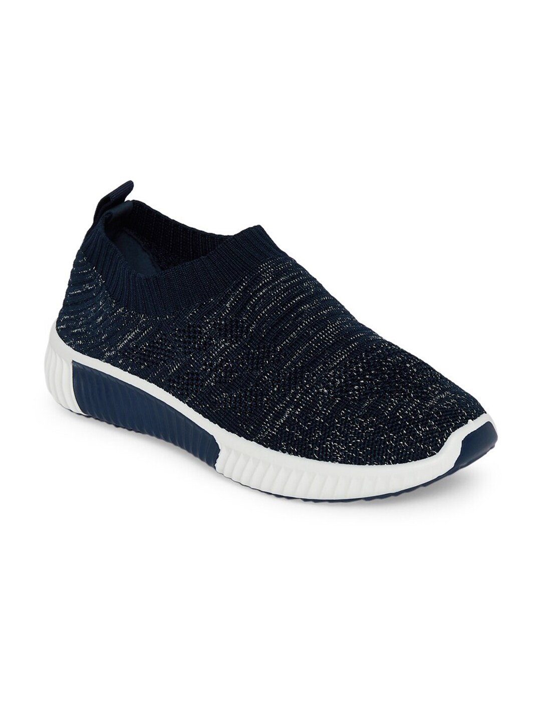 Forever Glam by Pantaloons Women Navy Blue Textile Running Non-Marking Shoes Price in India