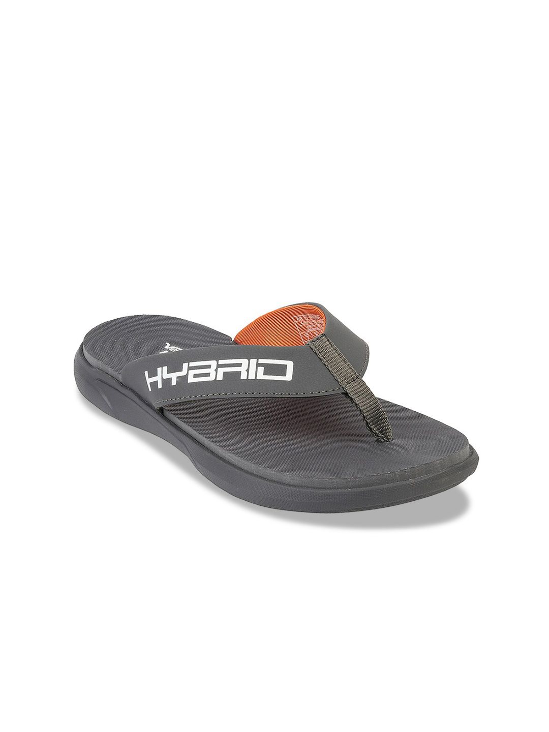 Vento Unisex Grey Printed Rubber Thong Flip-Flops Price in India