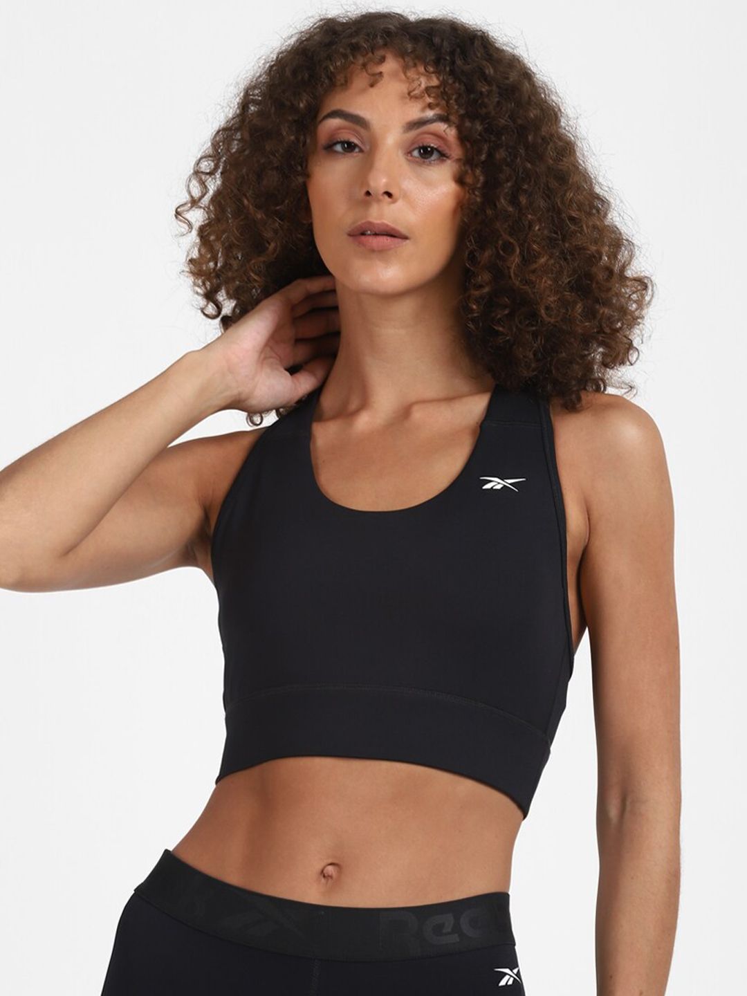 Reebok Black Abstract Bra Price in India
