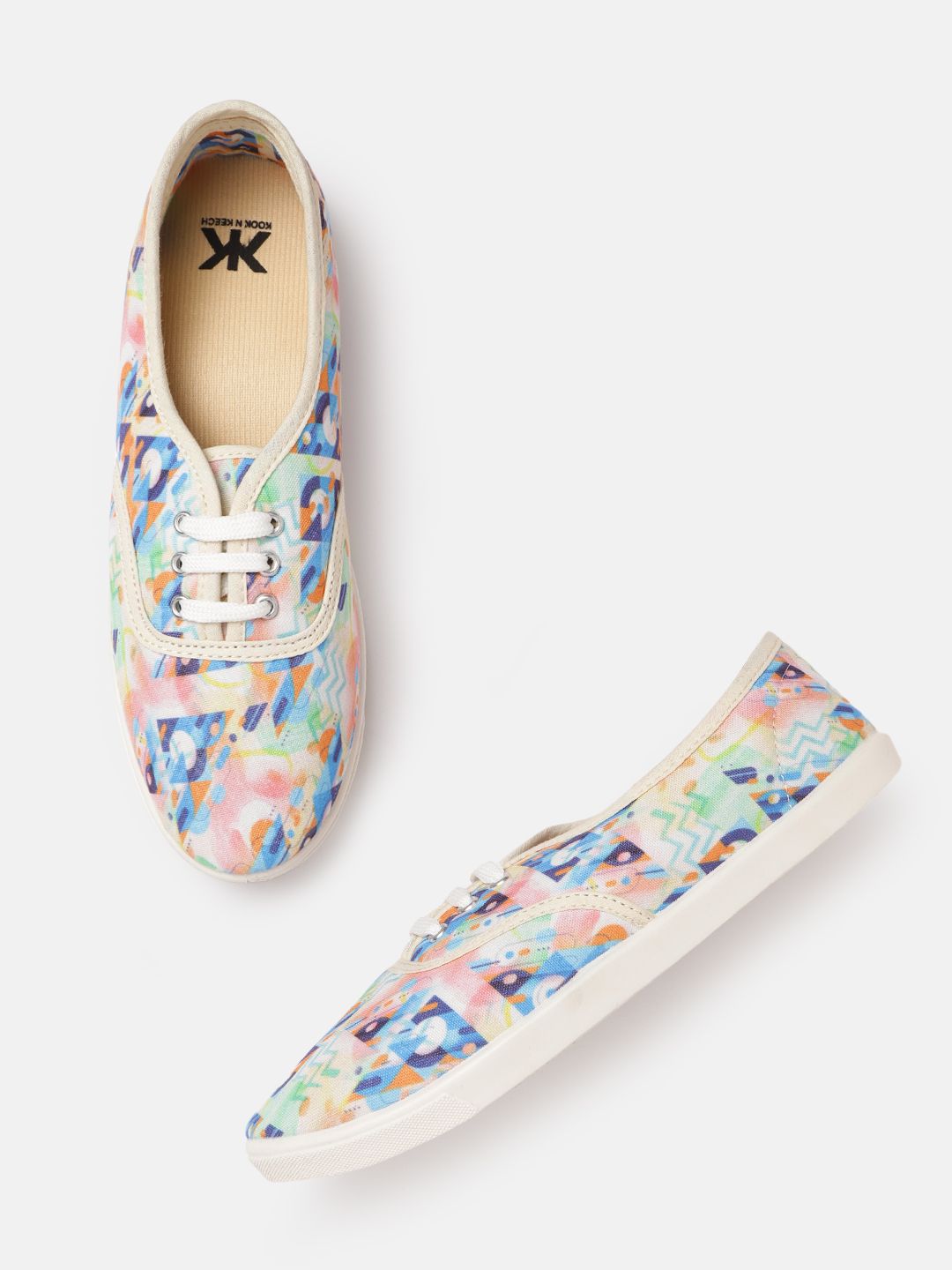 Kook N Keech Women Multicoloured Printed Sneakers Price in India