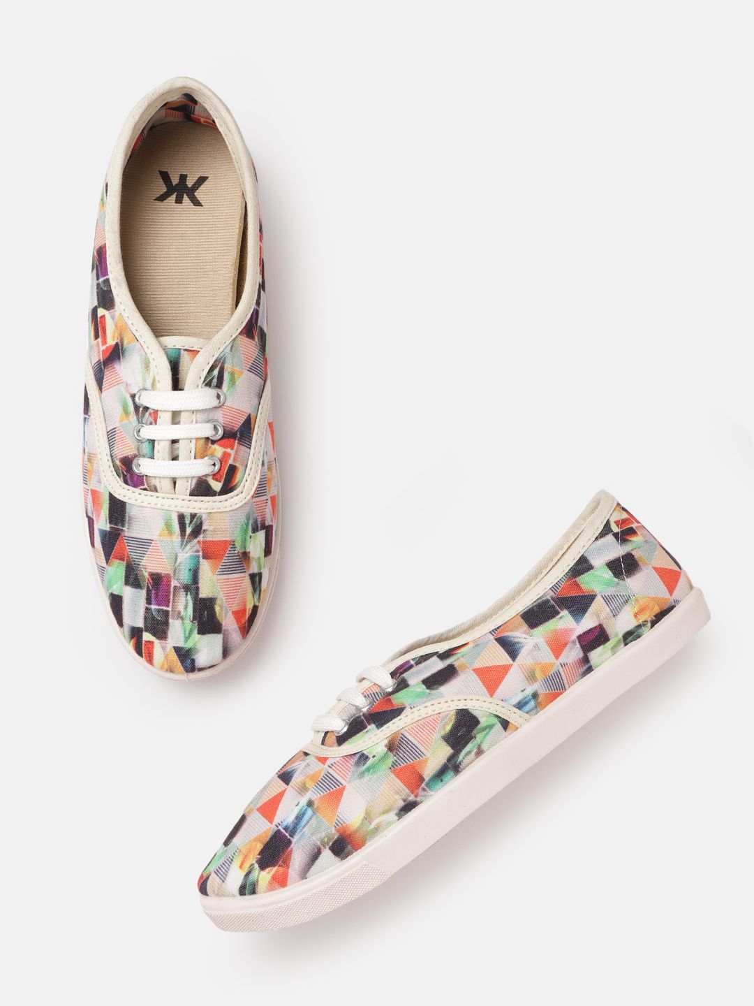 Kook N Keech Women Multicoloured Printed Sneakers Price in India