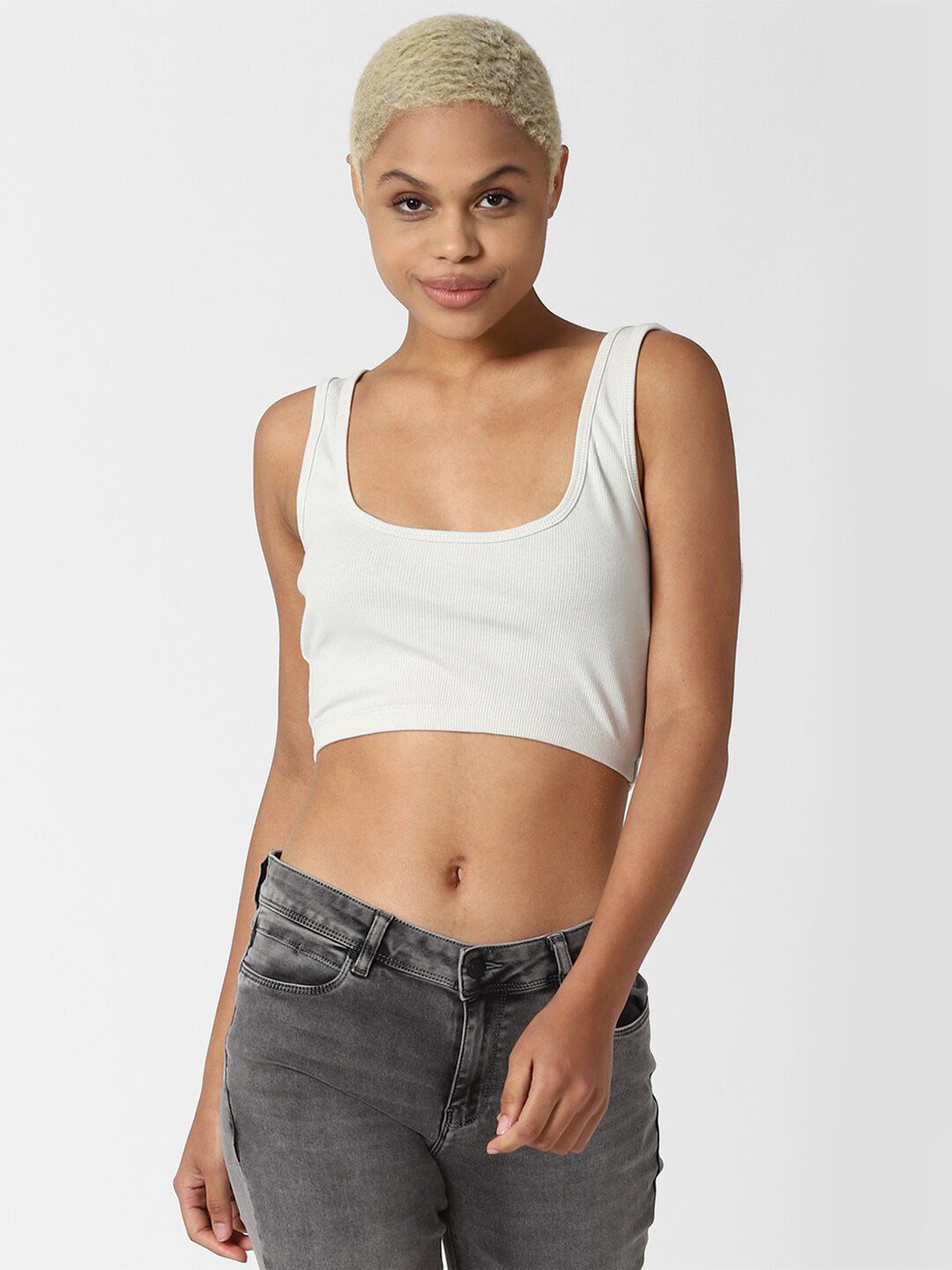 FOREVER 21 Grey Workout Bra Price in India