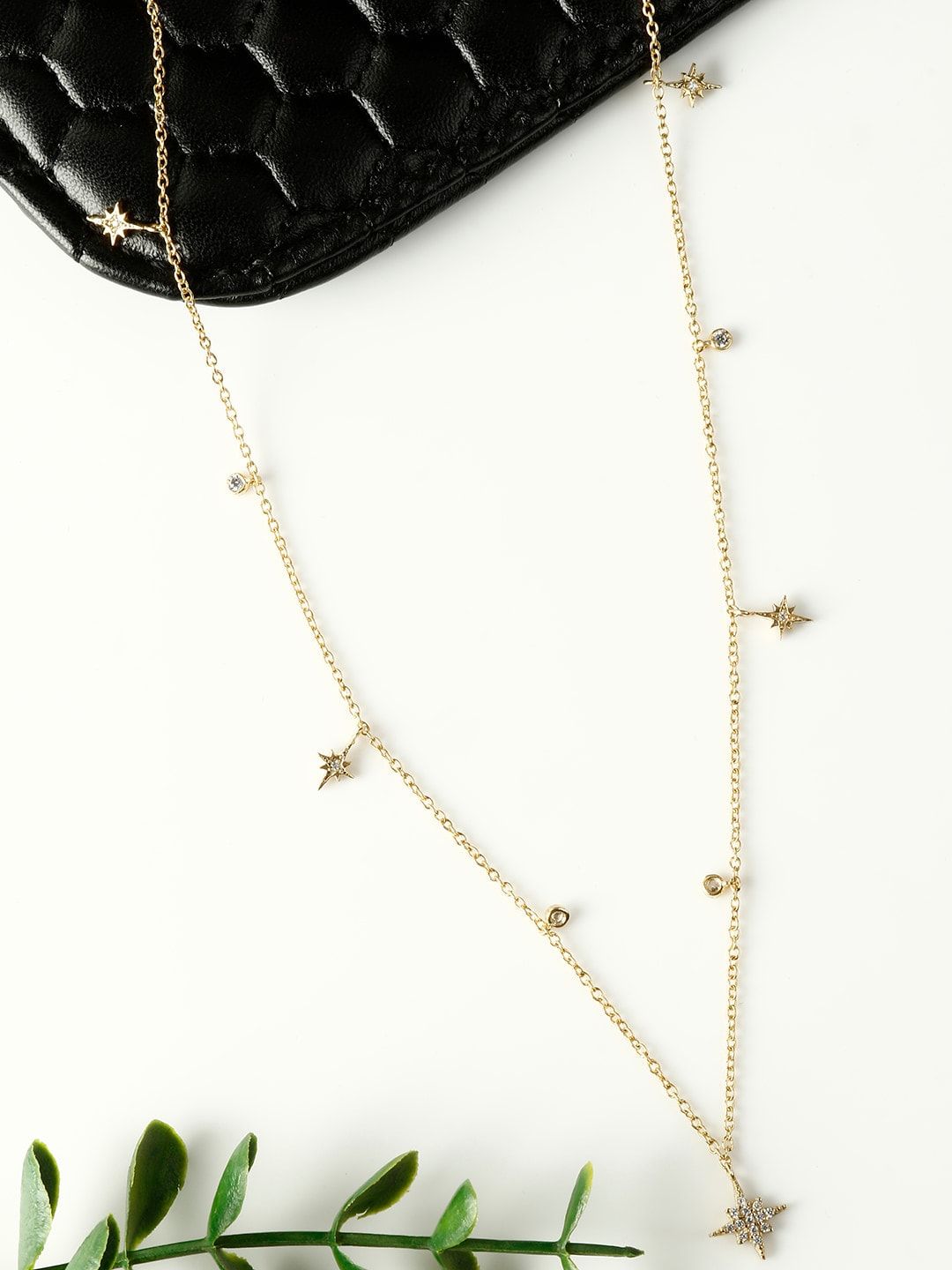 GIVA Gold-Toned & 925 Sterling Silver Constellation Chain Price in India