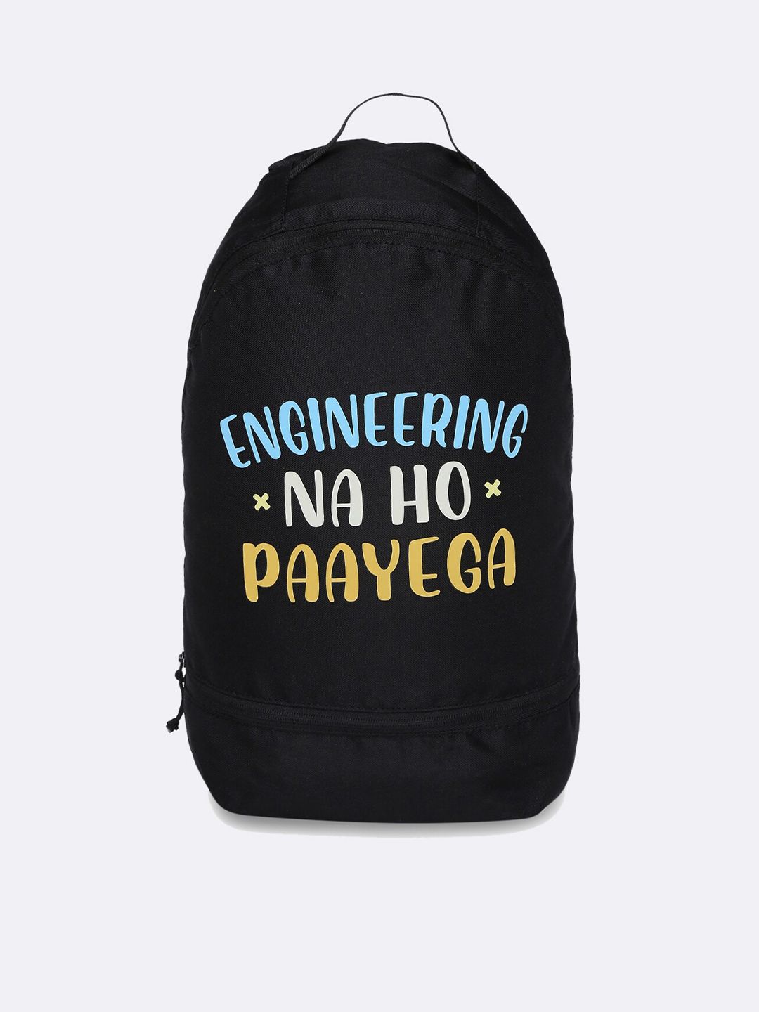 Bewakoof Unisex Black Graphic Backpack Price in India