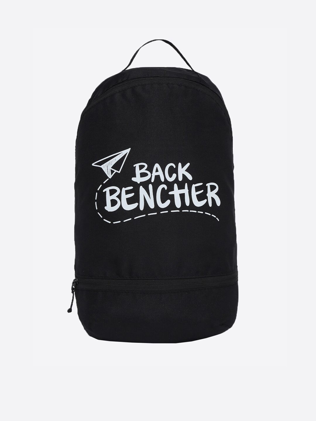 Bewakoof Unisex Black & White Graphic Backpack Price in India