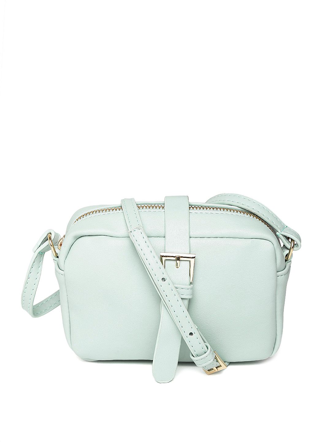 DressBerry Mint Green Sling Bag Price in India