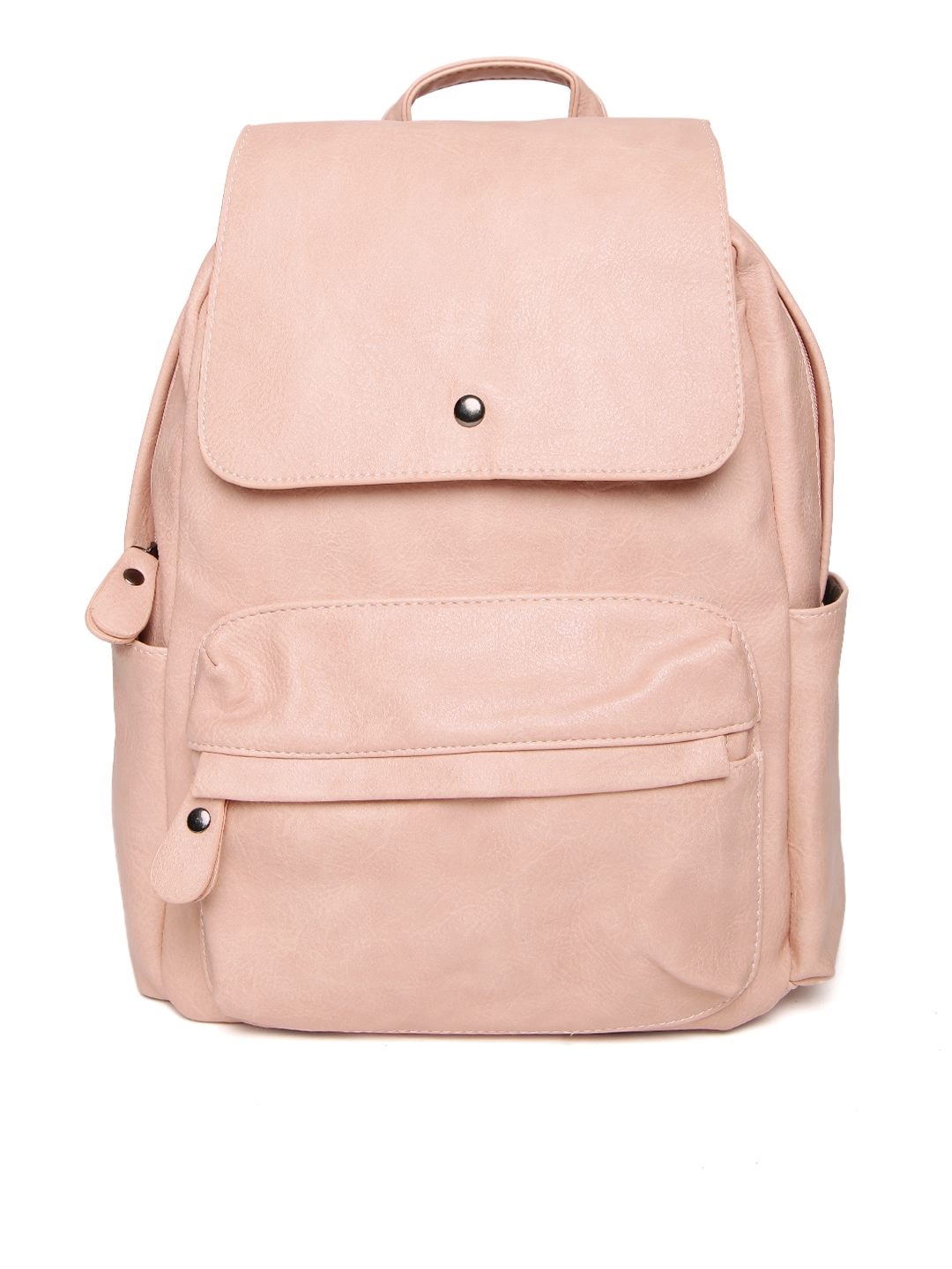 Mast & Harbour Women Peach-Coloured Backpack Price in India