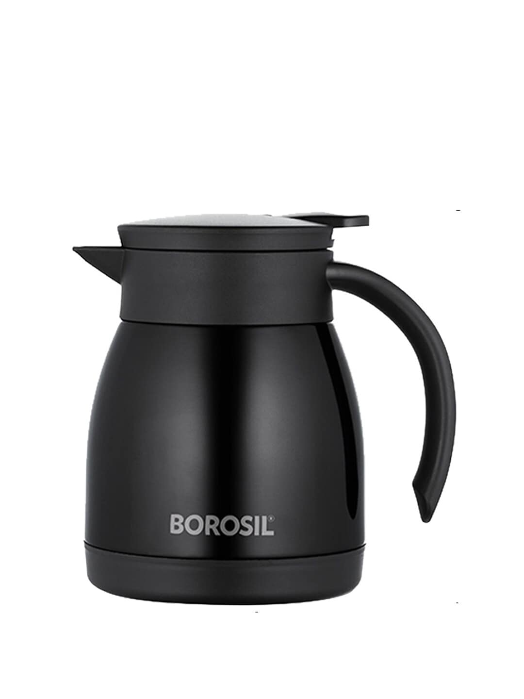 BOROSIL Black Solid Stainless Steel Glossy Kettle Price in India