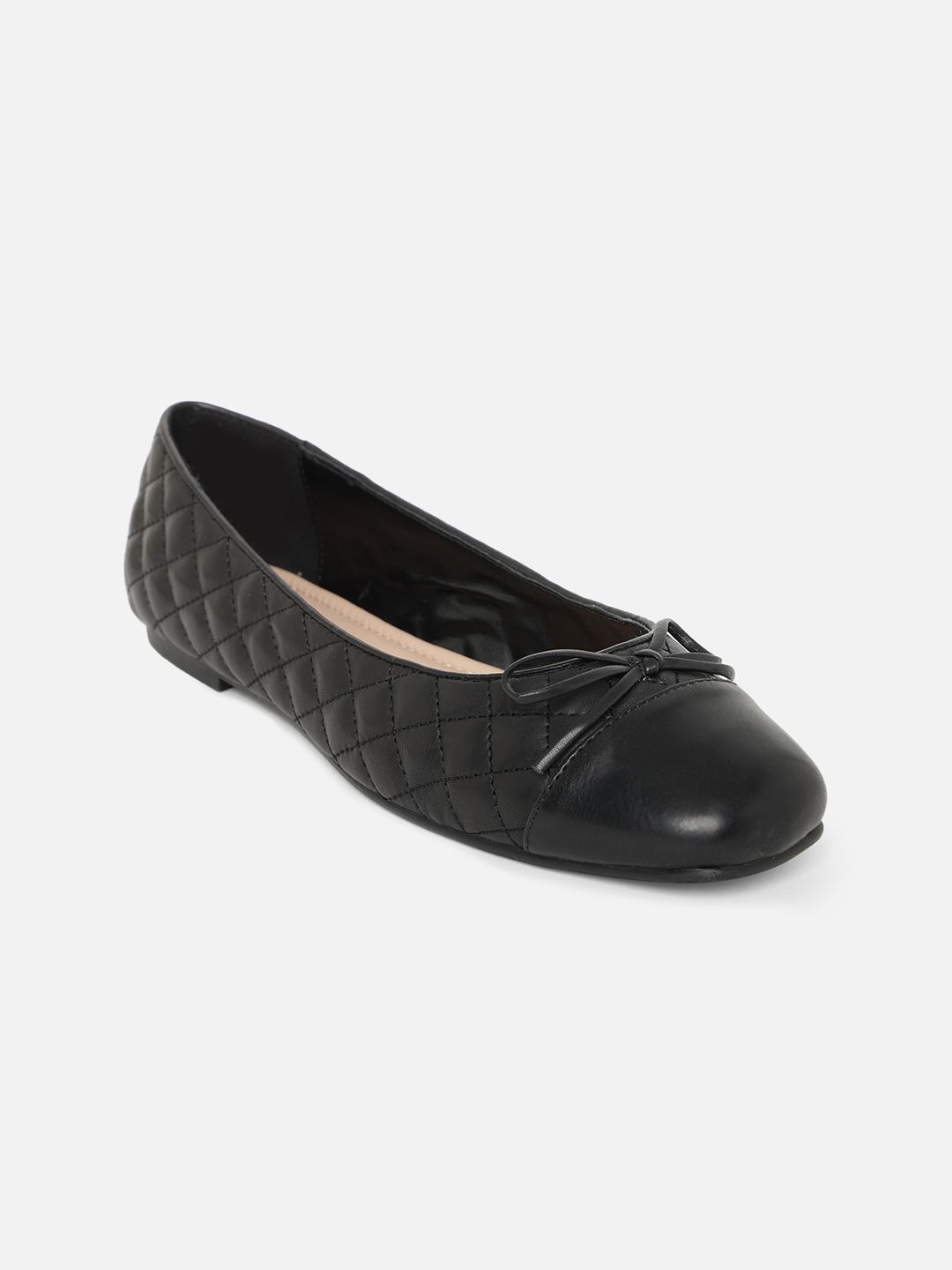 ALDO Women Black Leather Ballerinas