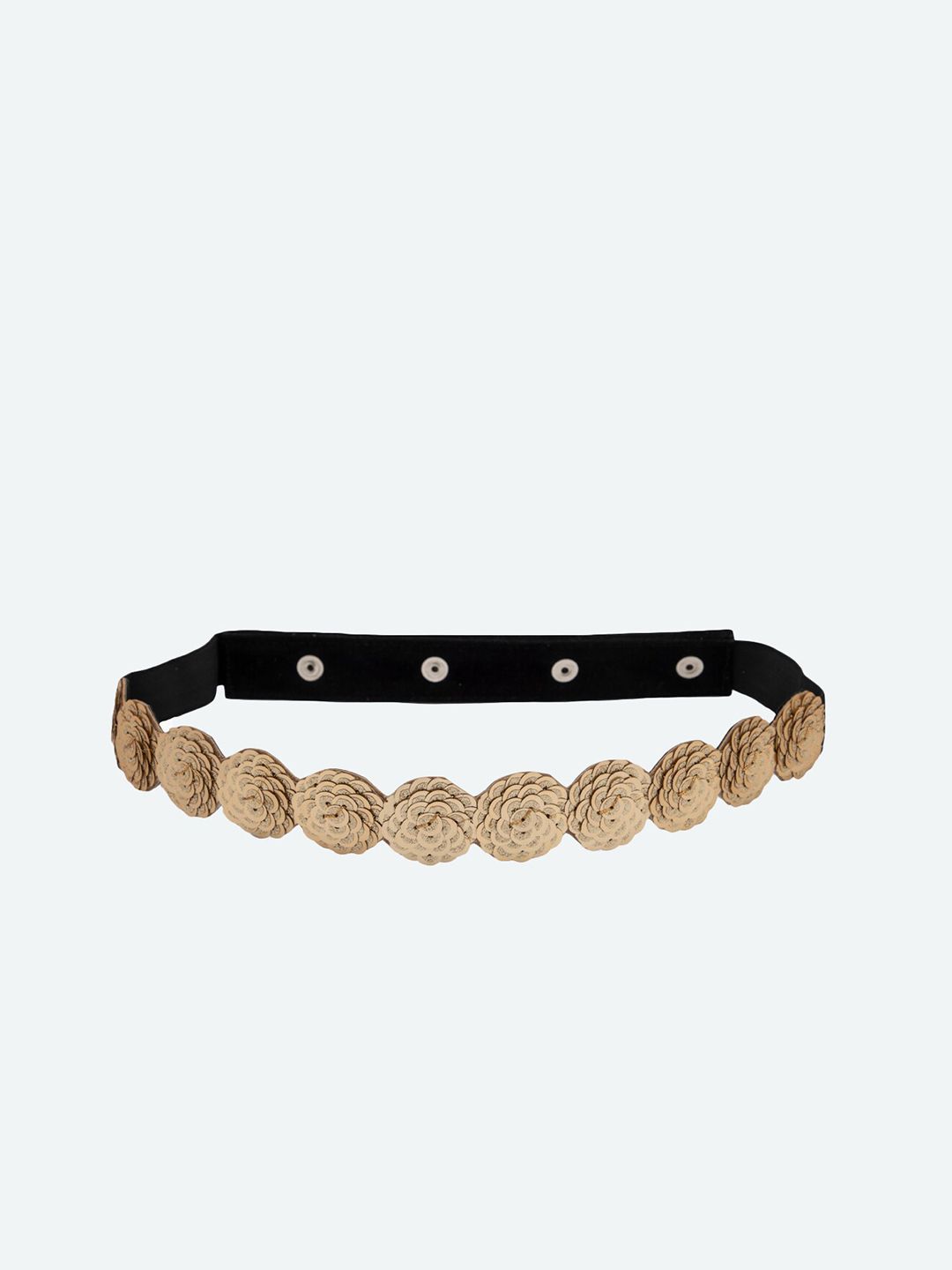 DEEBACO Women Gold-Toned Embellished PU Belt Price in India