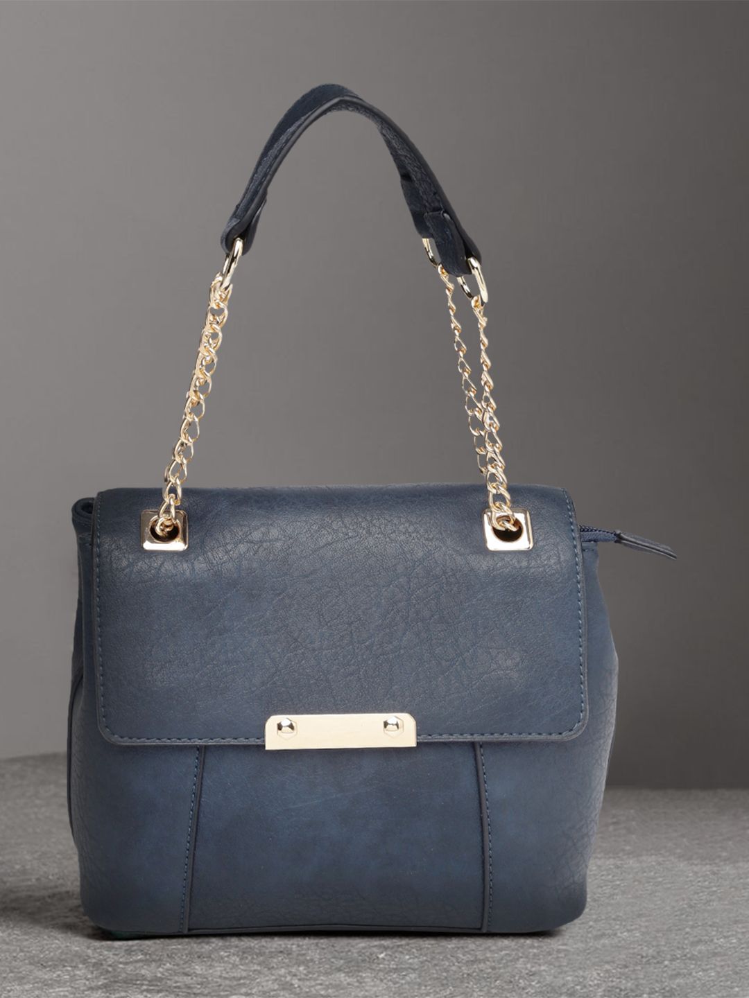 Mast & Harbour Navy Shoulder Bag Price in India