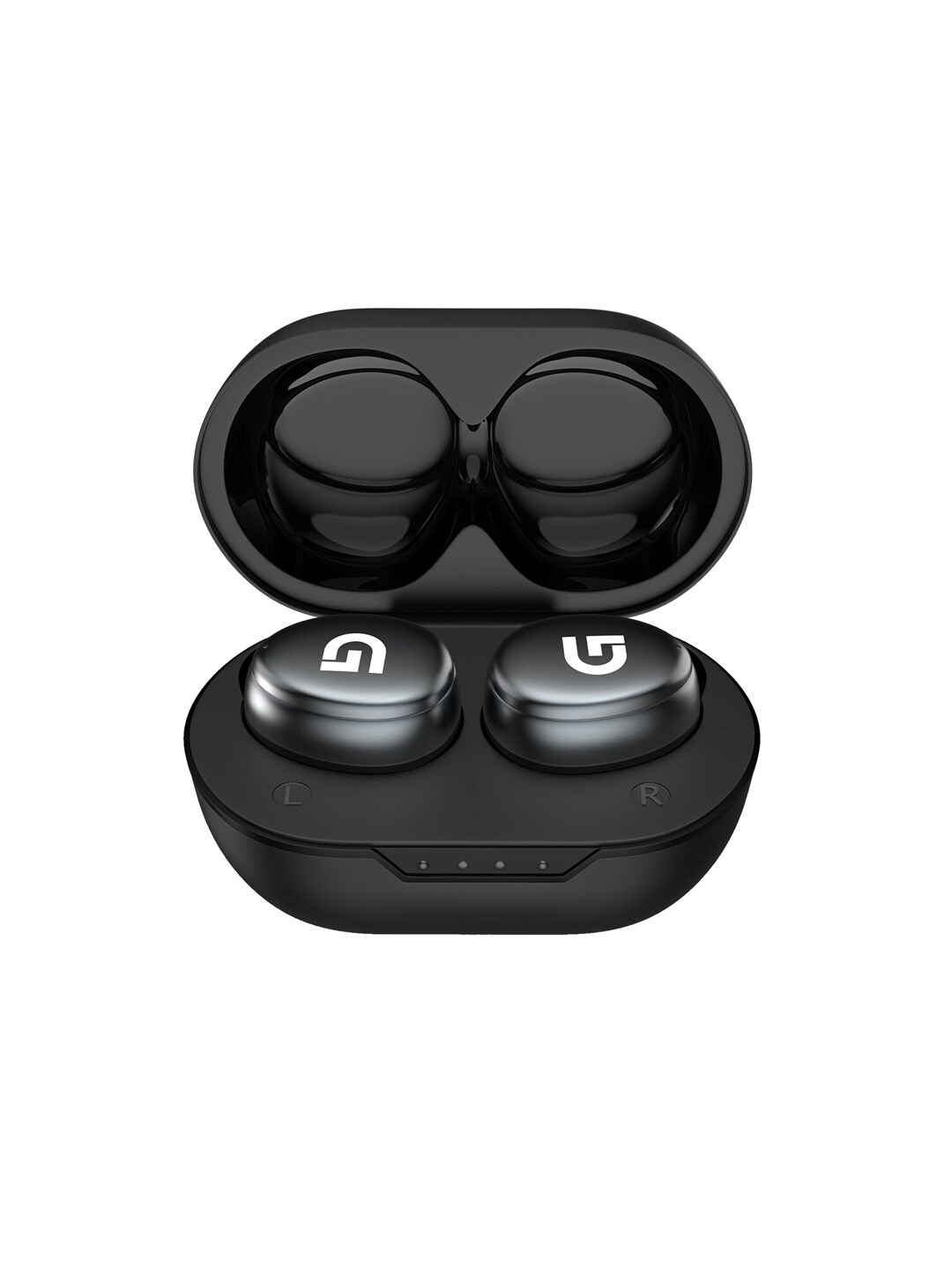 GIZMORE Black Solid GIZBUD 804 Bluetooth 5.0 Earbuds with Noise Isolation Price in India