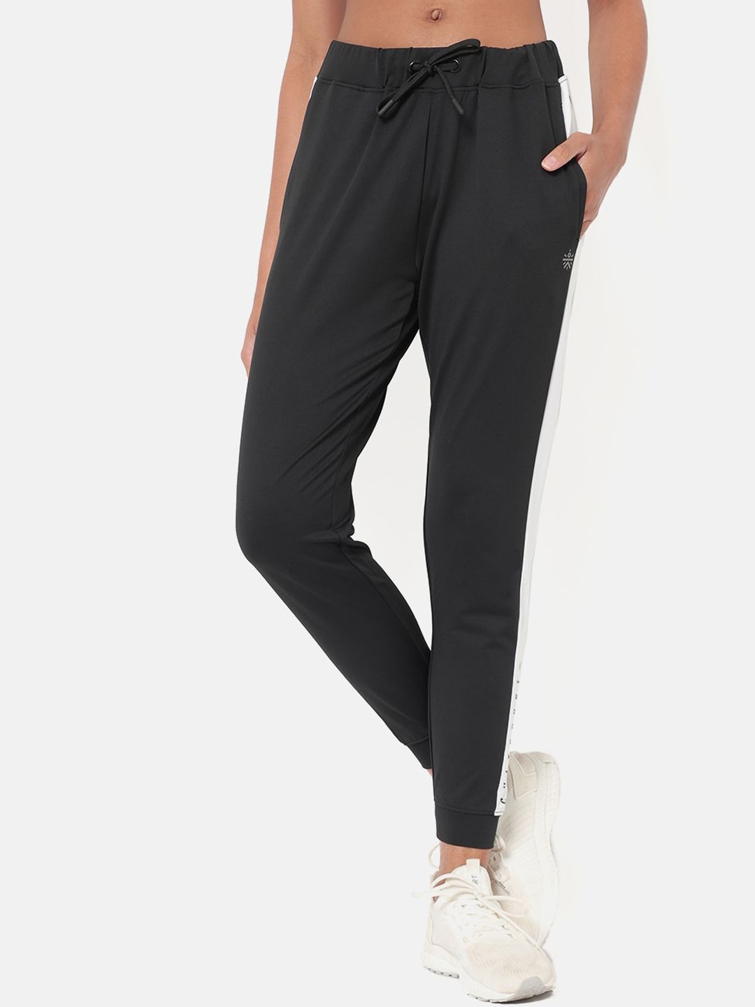 Cultsport Women Black Solid Antimicrobial Joggers Price in India