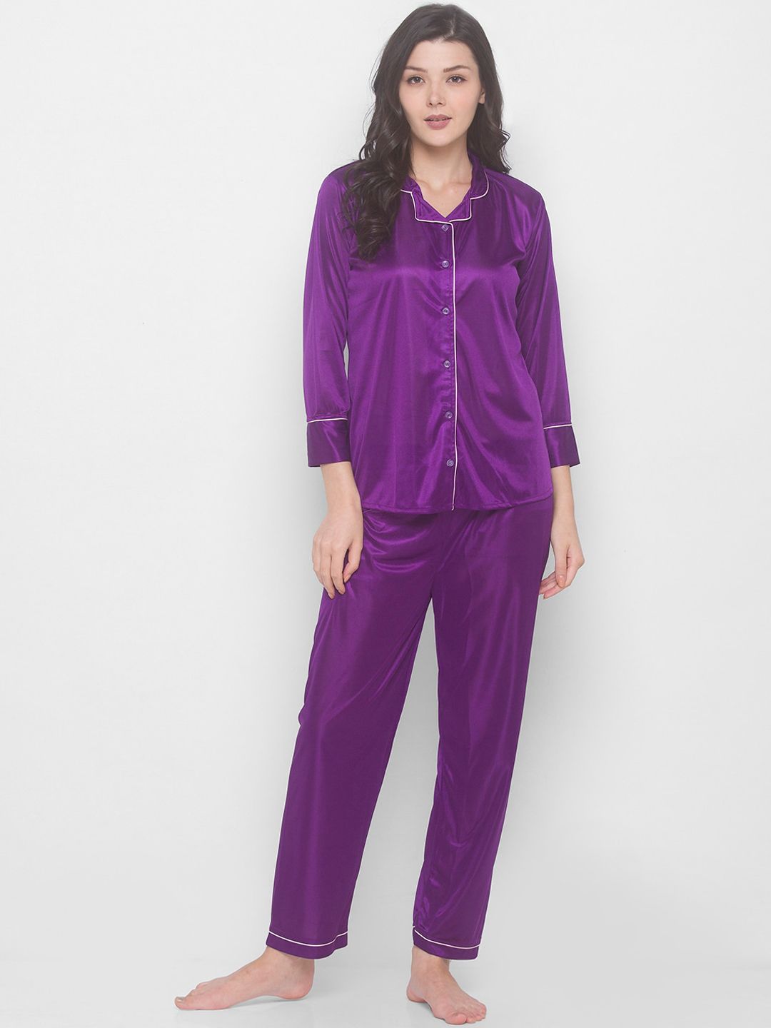 AV2 Women Purple Night suit Price in India