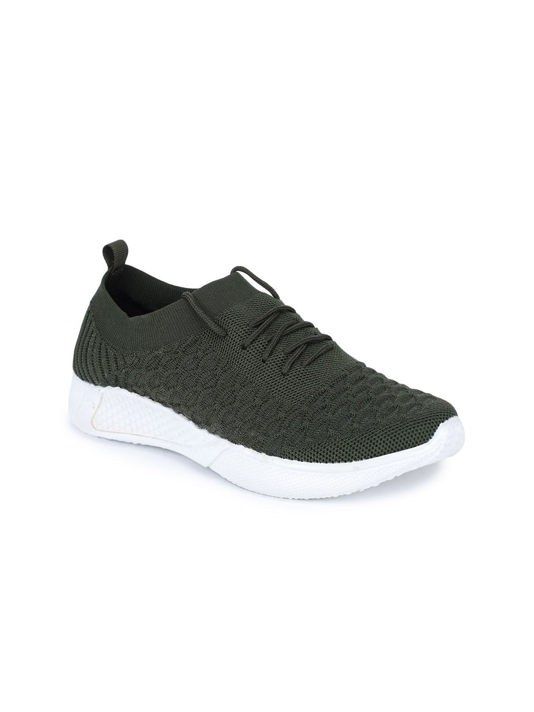 SAPATOS Women Green Textured Sneakers Price in India