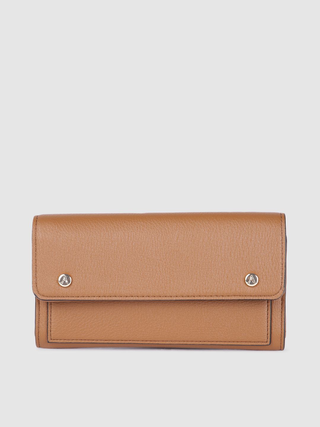 Accessorize Women Brown Solid Envelope Price in India