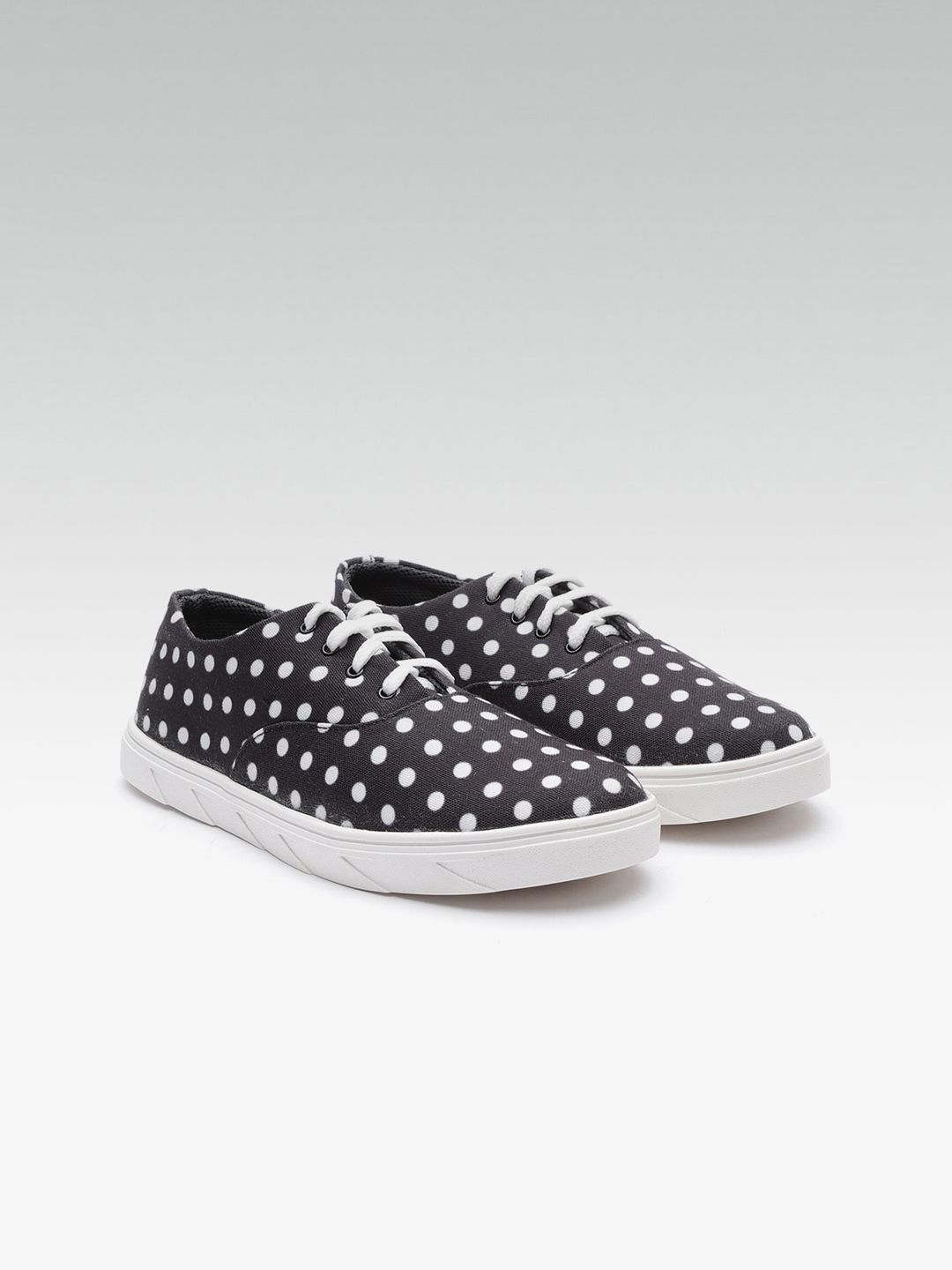 Street Style Store Women Black Printed Regular Sneakers Price in India