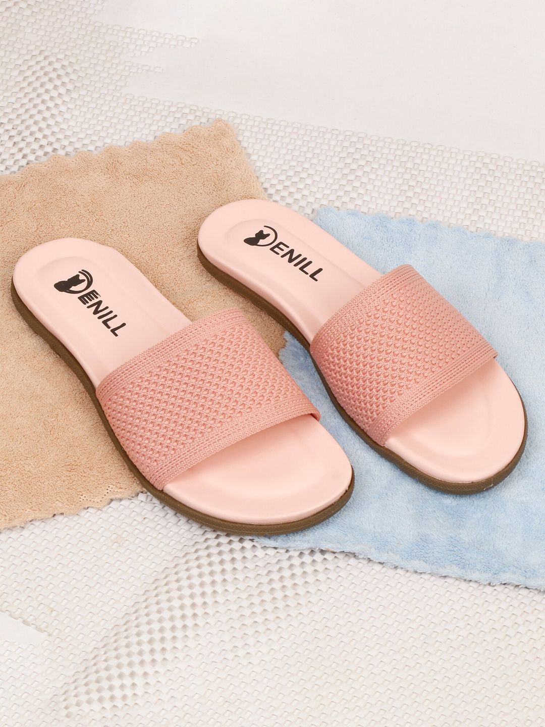 Denill Women Pink Slip-On Price in India