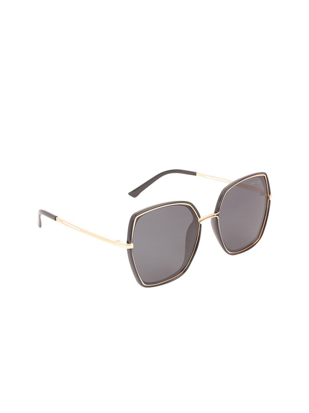 MARC LOUIS Women Grey Lens & Gold-Toned Sunglasses UV Lens MARC LOUIS (Y20218 T1 Grey) Price in India