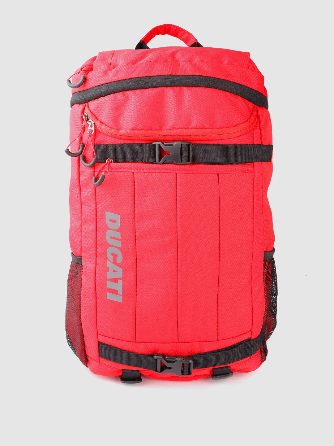 Ducati Unisex Red Brand Logo Print 18 Inch Laptop Backpack Price in India