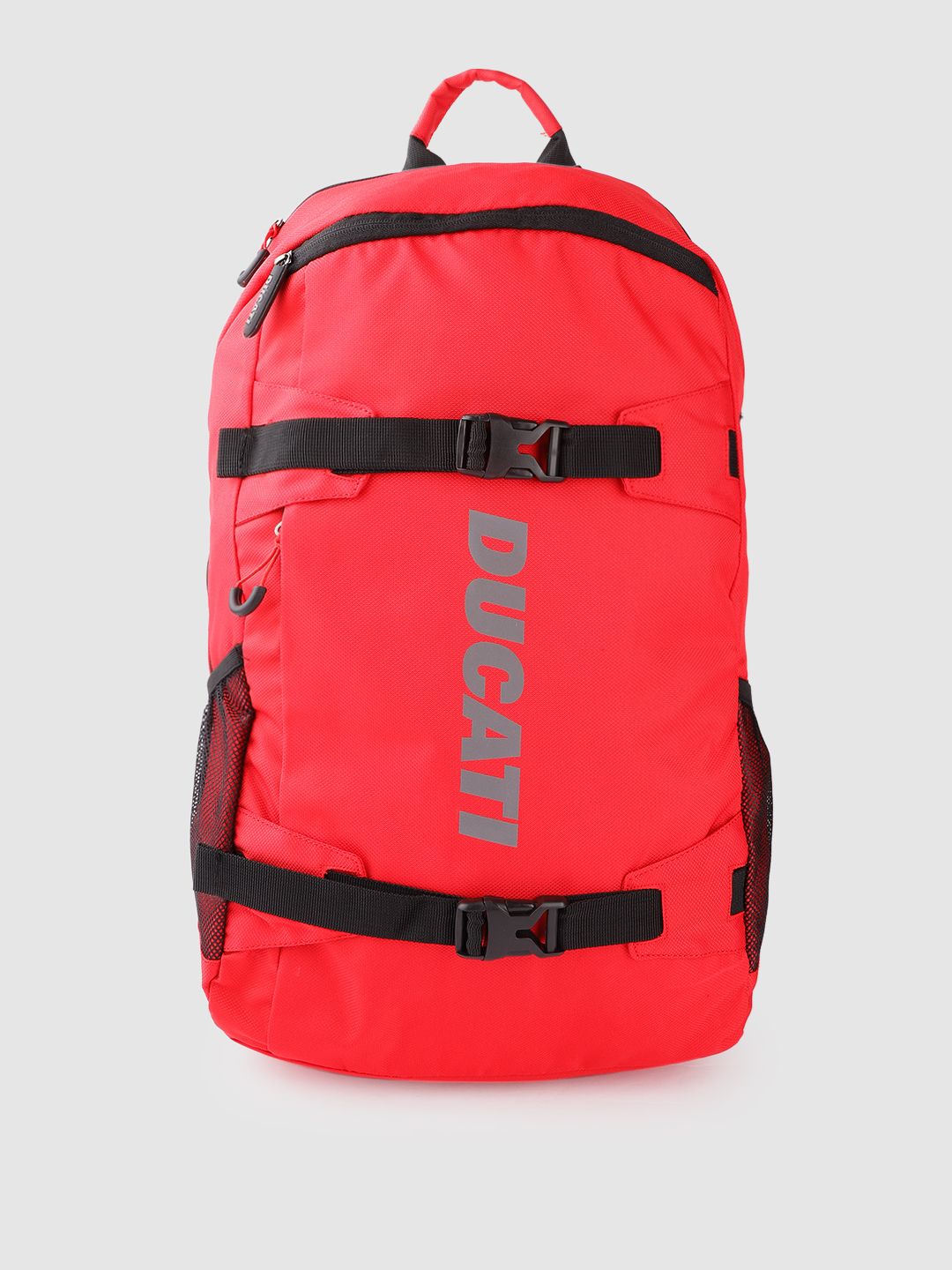 Ducati Unisex Red Brand Logo Print 16 Inch Laptop Backpack Price in India