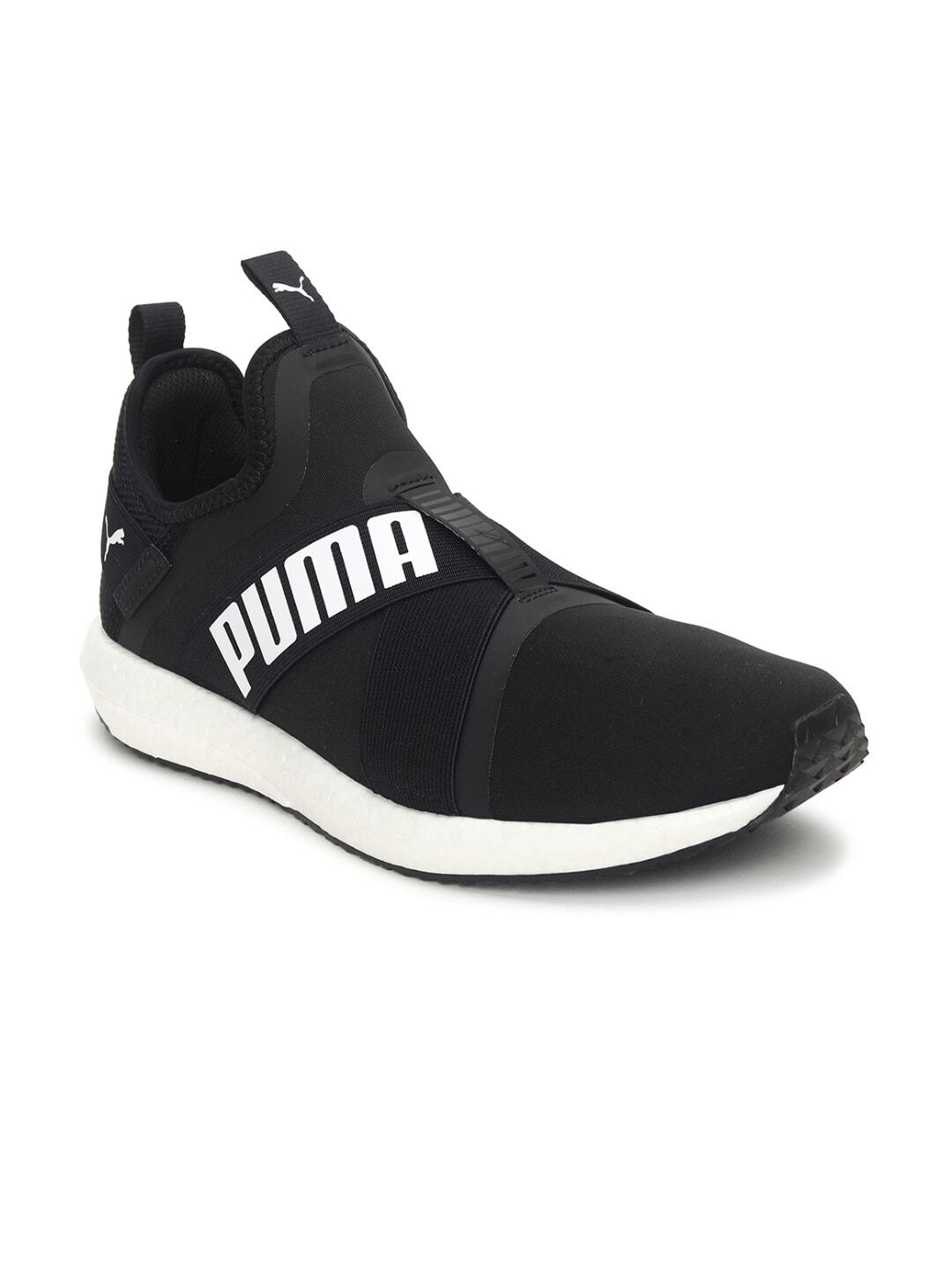 Puma Unisex Black & White Mega NRGY X v2 Running Shoes Price in India
