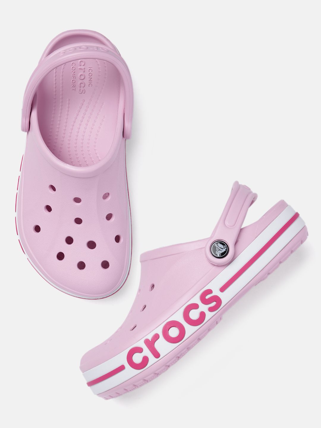 Crocs Unisex Pink Clogs Price in India
