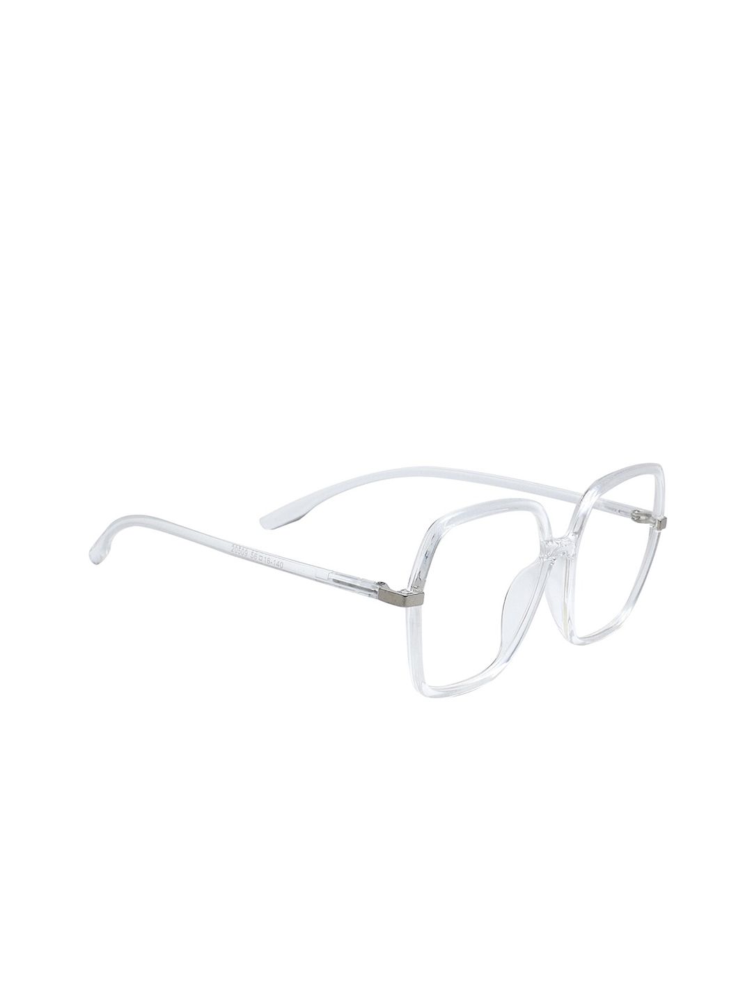 Peter Jones Eyewear Women Transparent Oversized Full Rim Frames AG20509T Price in India