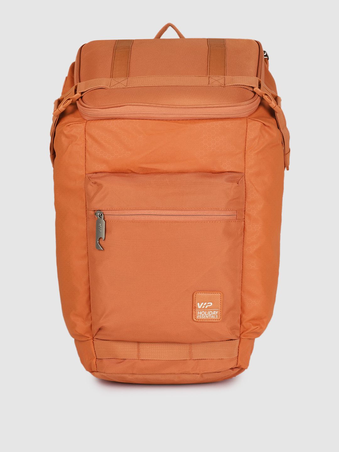 VIP Unisex Orange Backpack with Compression Straps Price in India