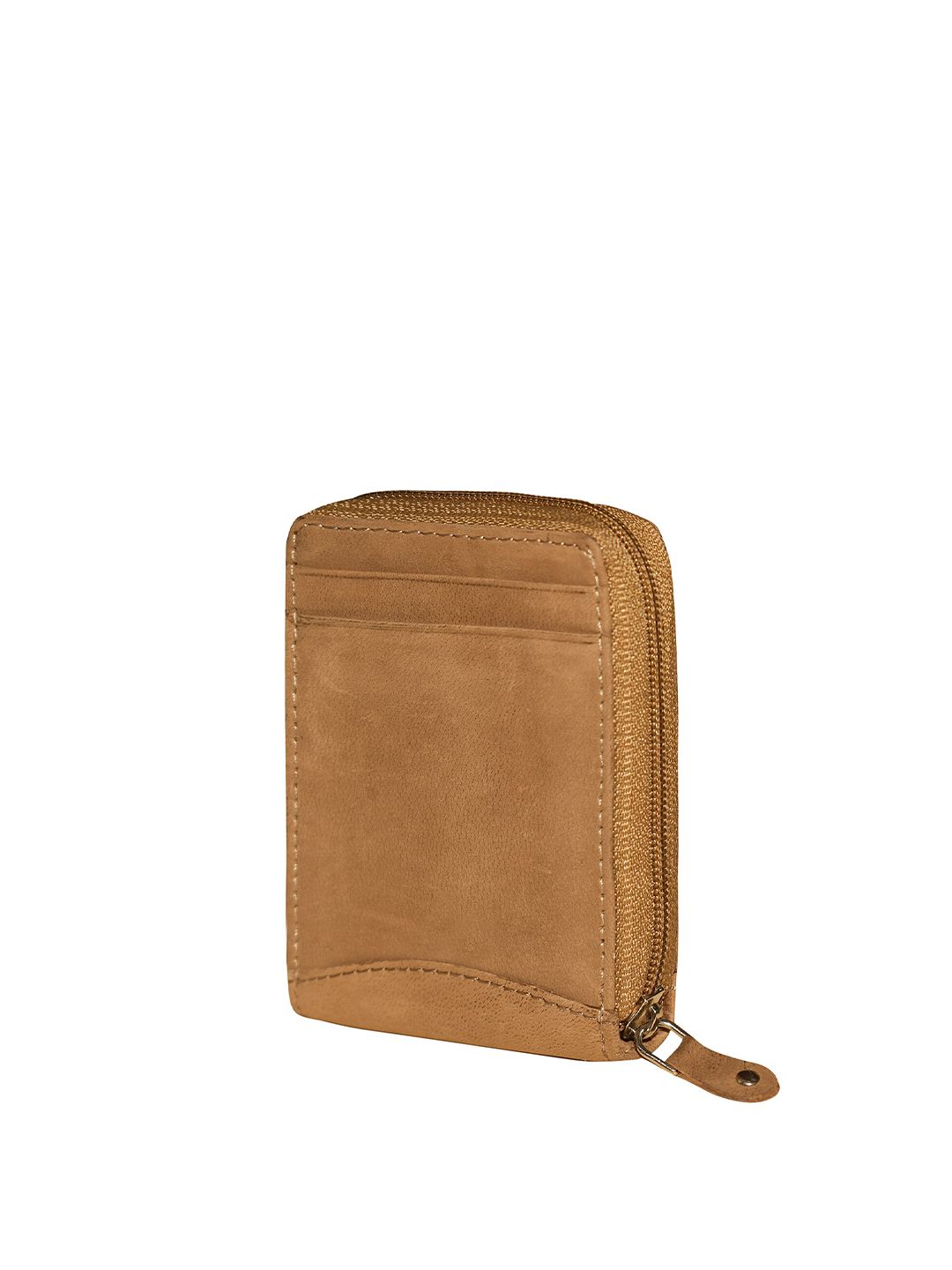 ABYS Unisex Tan Leather Card Holder Price in India