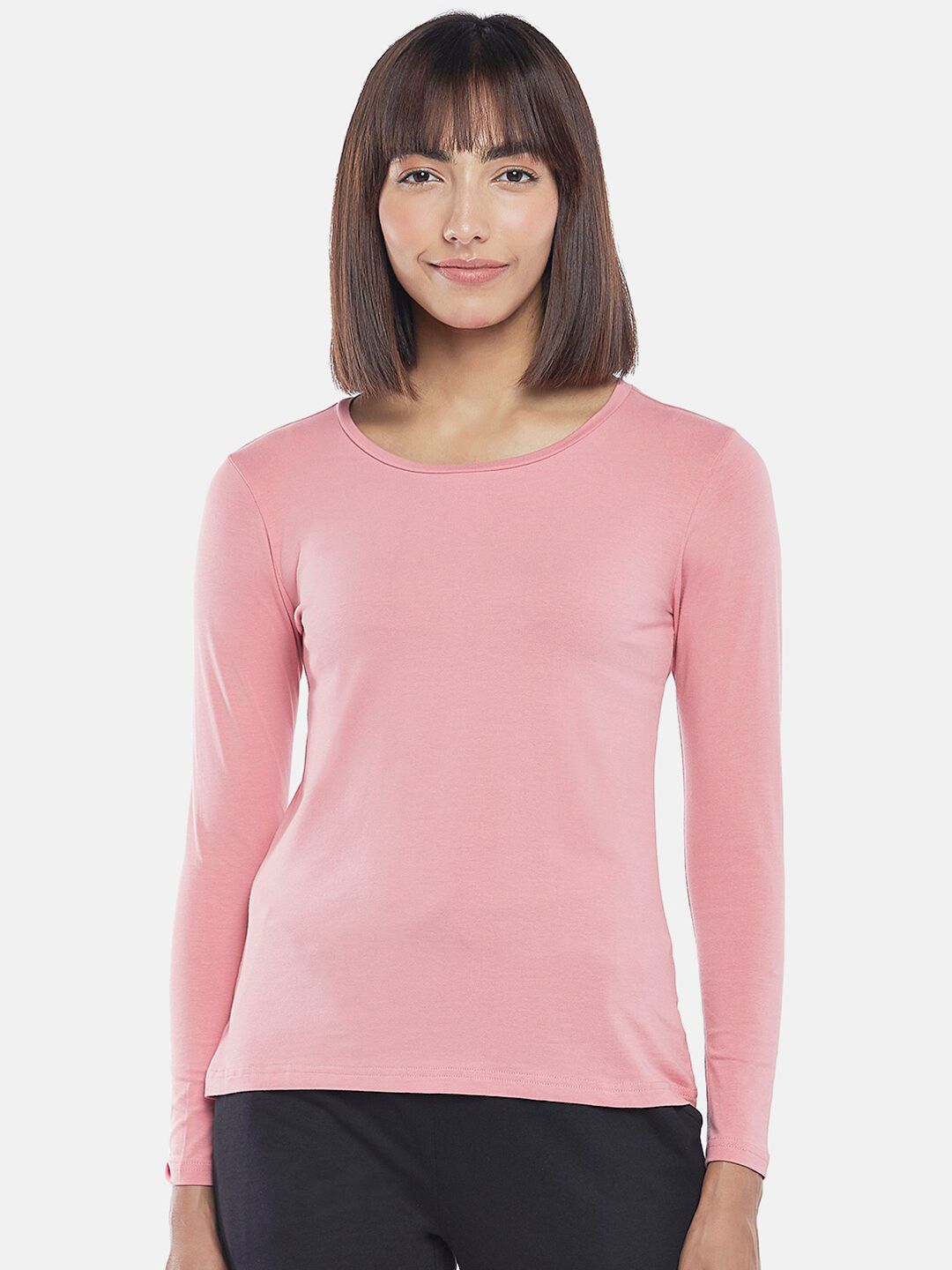 Dreamz by Pantaloons Pink Solid Lounge tshirt Price in India