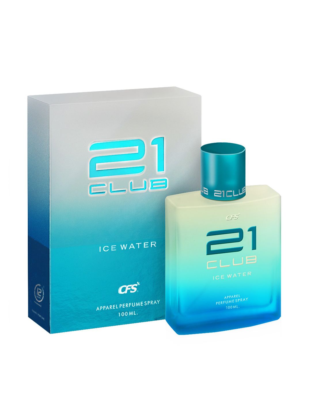 CFS Unisex Blue 21 Club Ice Water Long Lasting Perfume- 100ml Price in India