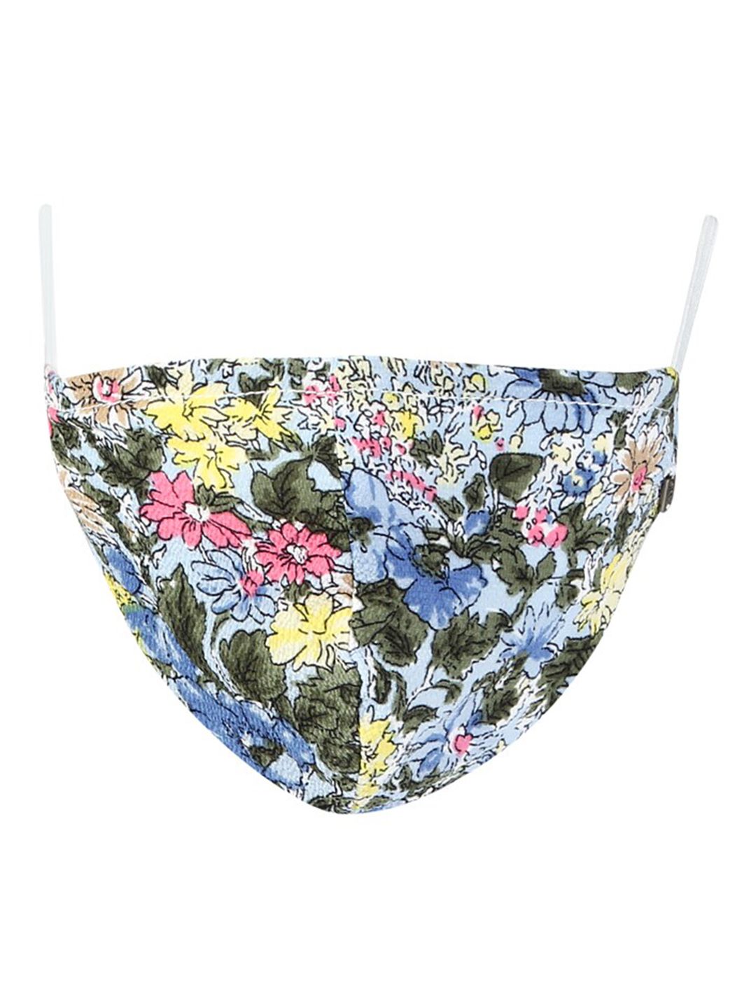 Kazo Women Multicolor Floral Printed 3-Ply Reusable Cloth Mask Price in India