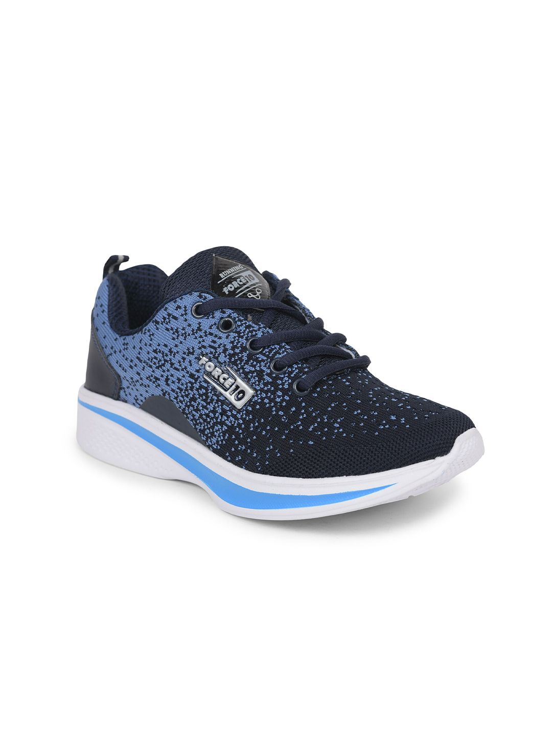Liberty Women Navy Blue Mesh Running Non-Marking Shoes Price in India