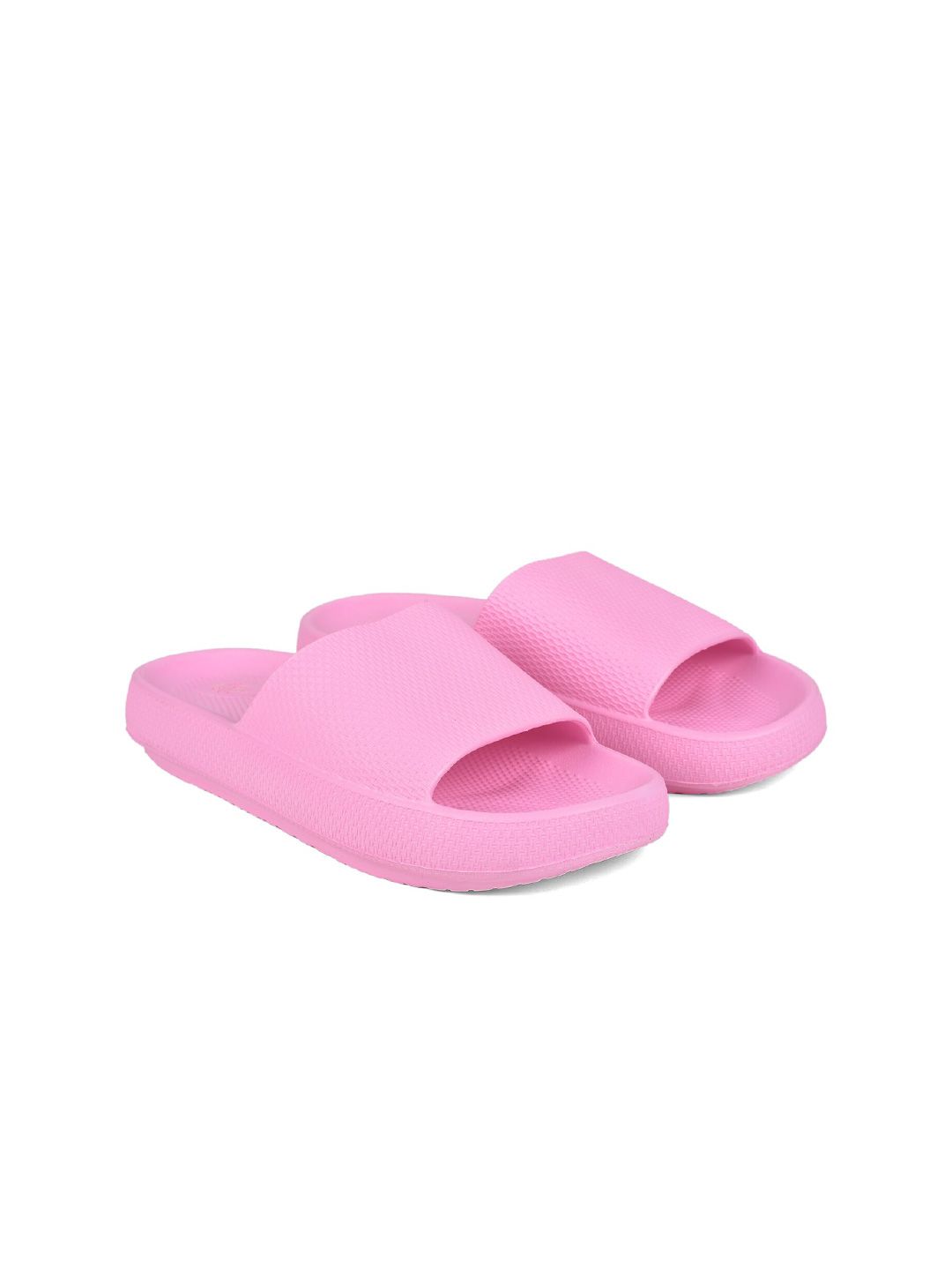 Liberty Women Pink Rubber Sliders Price in India